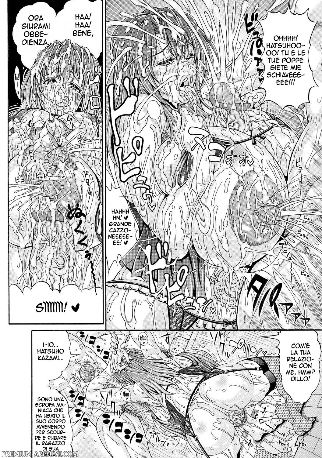 [Andou Hiroyuki] Hatsuho no Onegai | Il Desiderio di Hatsuho (Pakopako Bitch ~Megamori! Mashimashi! Dosukebe Niku~) [Italian] [Decensored] numero di immagine  18