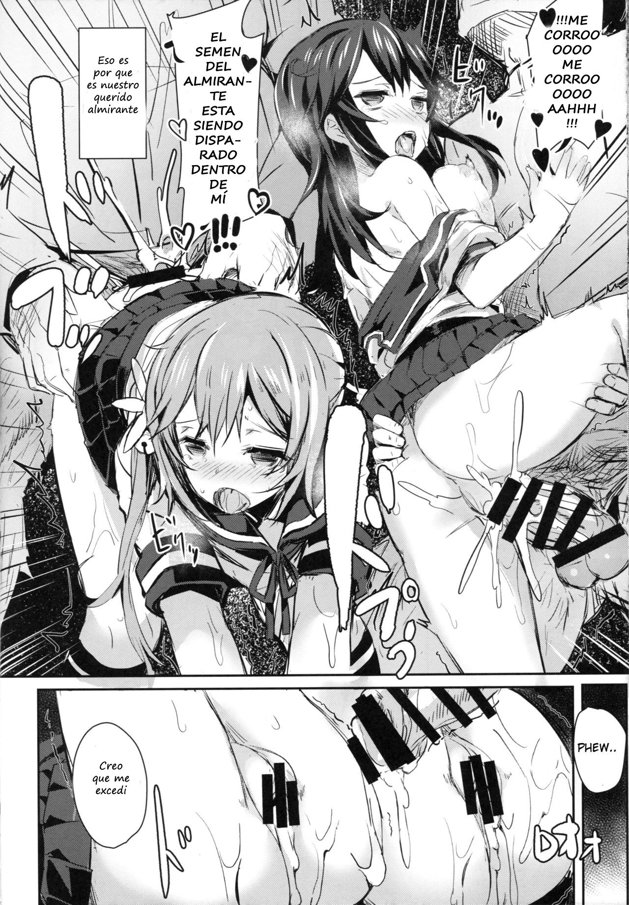 (C87) [kanemasita (Kaneta)] Watashi-tachi no Teitoku | Nuestro almirante (Kantai Collection -KanColle-) [Spanish] imagen número 20