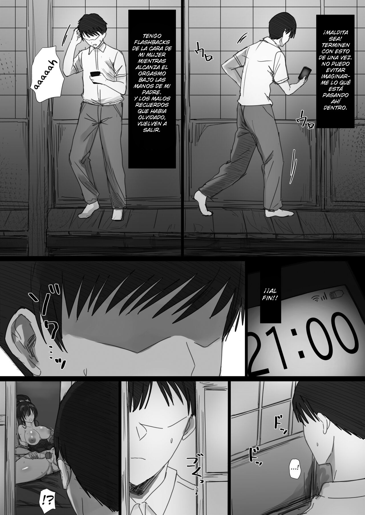 [Hari Poteto] Ki ga Tsuyoi Seiso na Hitozuma Reijou ga Netorareru made no Ichibu Shijuu II [Spanish] 画像番号 40