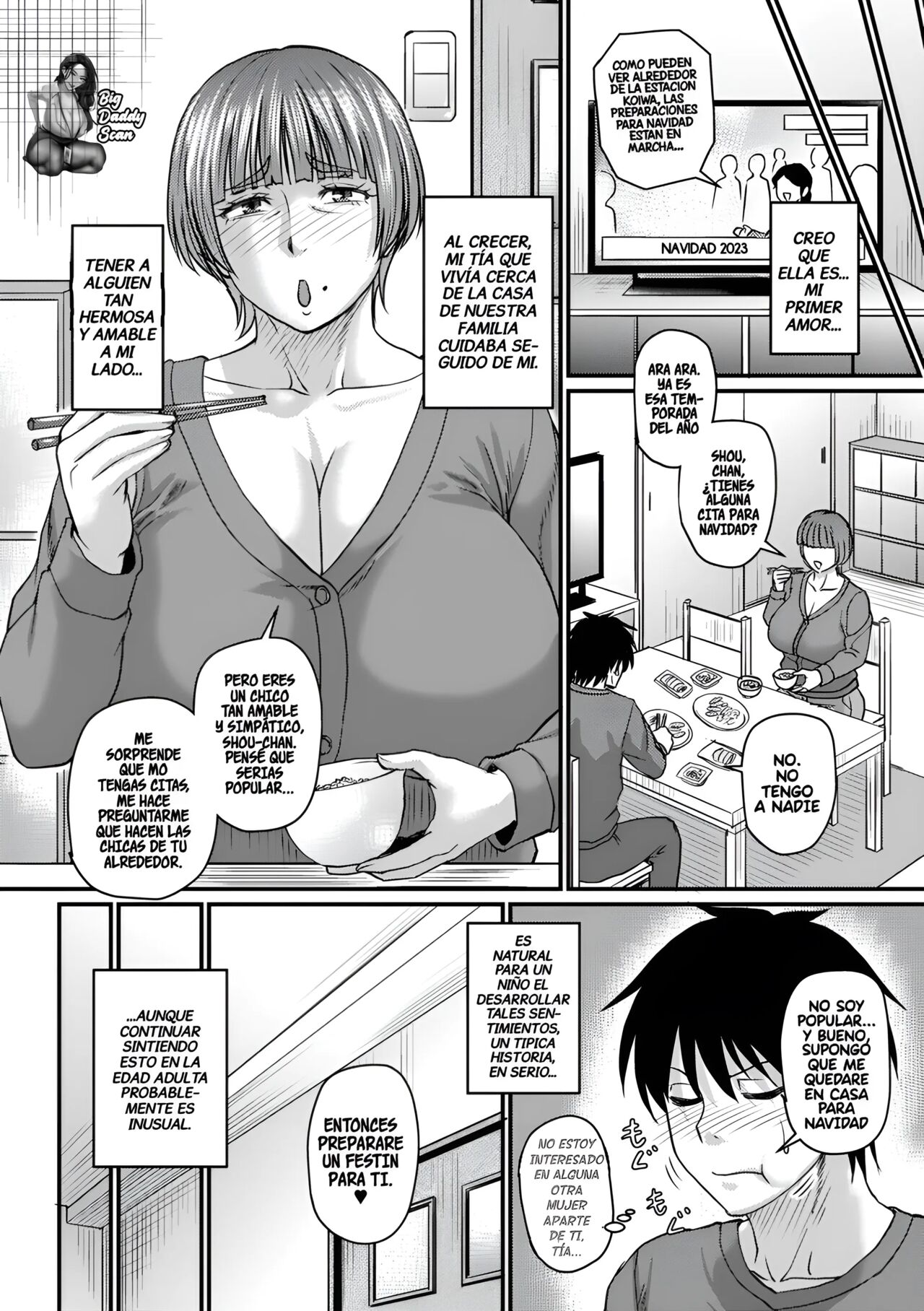 [Jirou] Obasan to Futarigurashi | Viviendo con mi tia (COMIC Masyo 2024-02) [Spanish] 이미지 번호 2