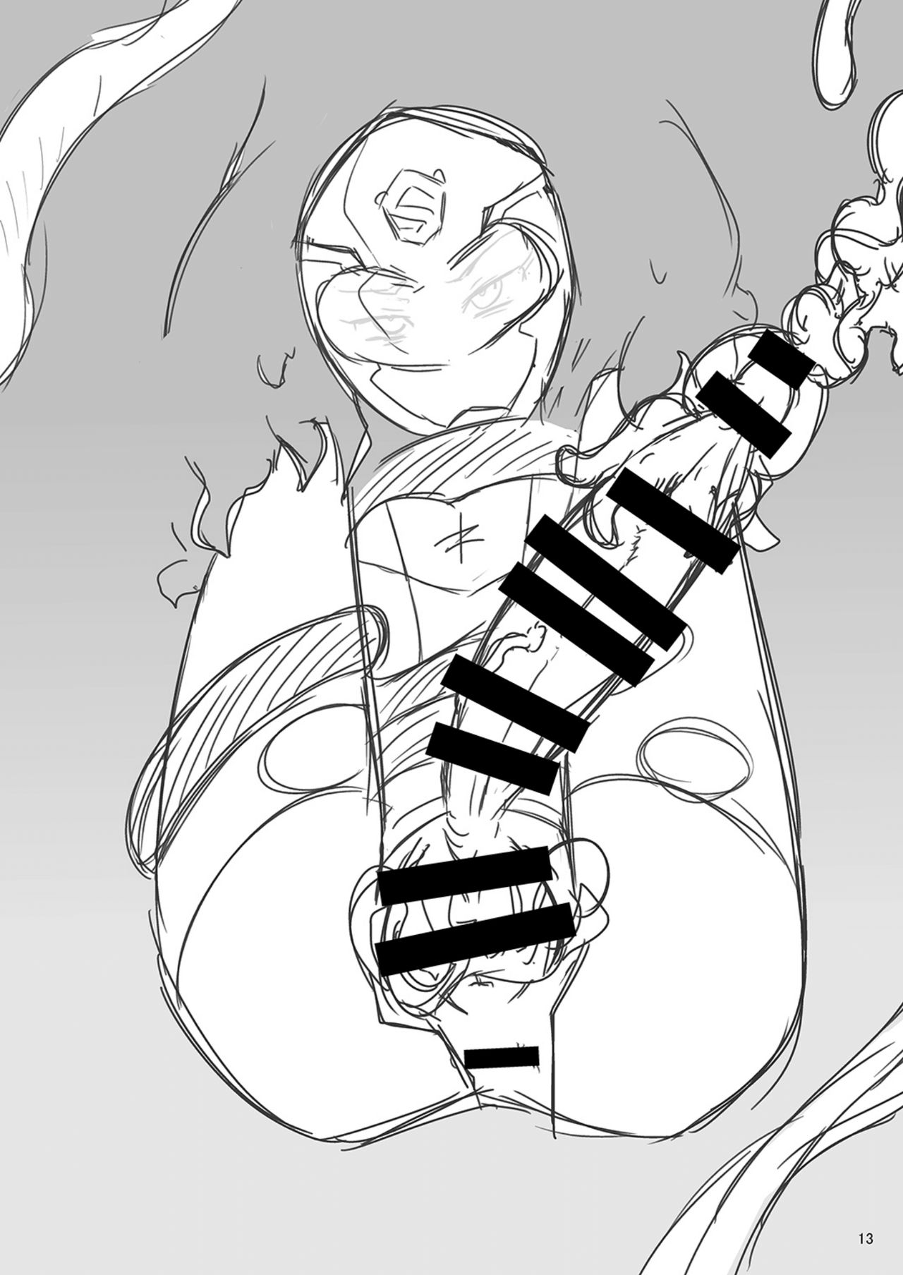 [Mugen Mountain (UltraBuster)] Sunday Morning TV Heroines' Futanari Dick Milking Time [Digital] 이미지 번호 15