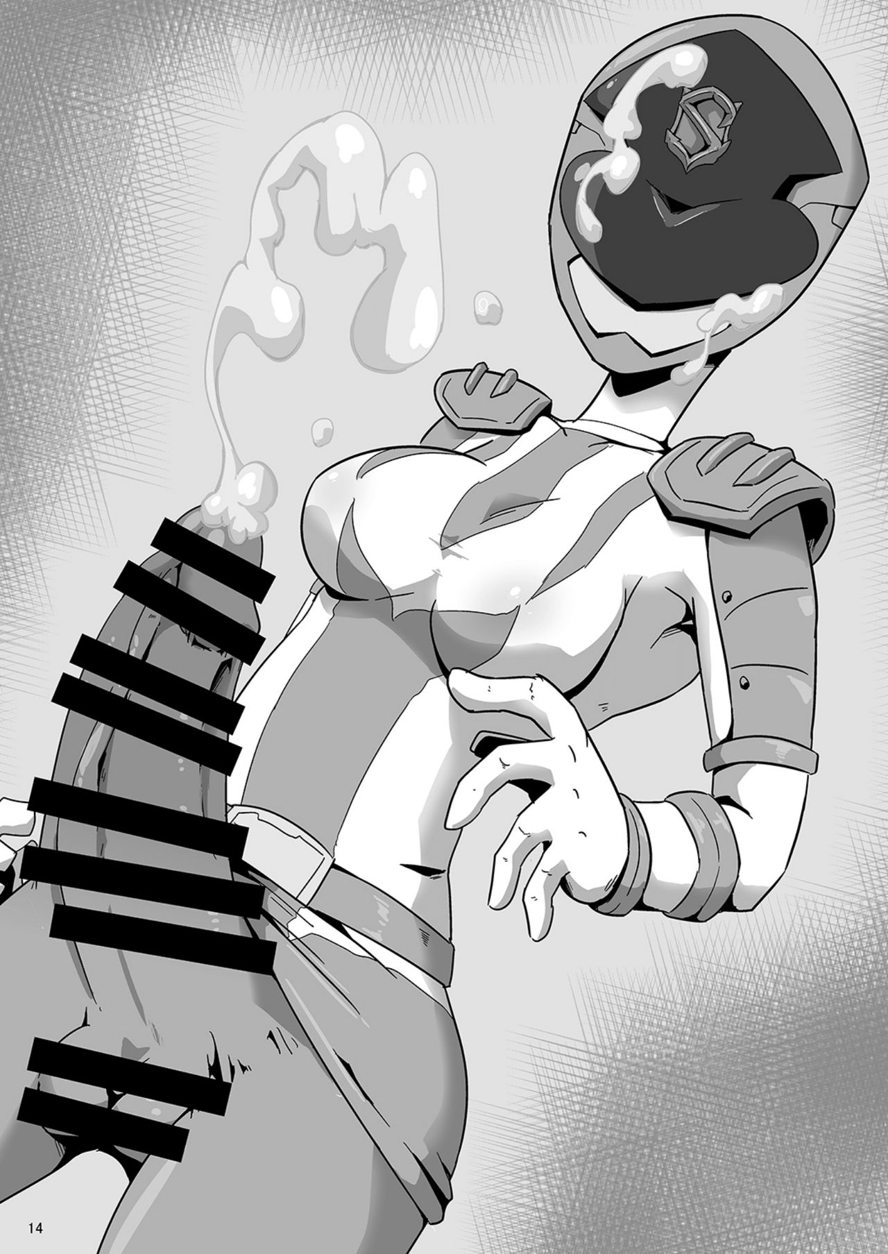 [Mugen Mountain (UltraBuster)] Sunday Morning TV Heroines' Futanari Dick Milking Time [Digital] 이미지 번호 16