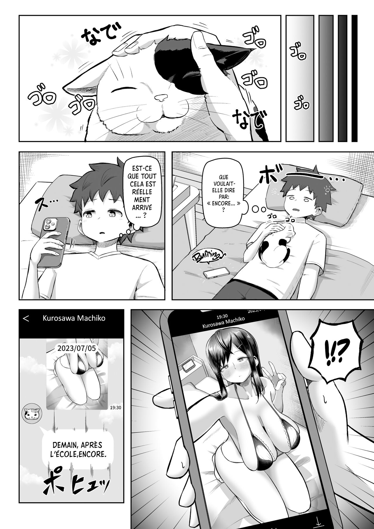 [Moriya (Tenkomori)] Naze ka Paizuri Shite Kureru Classmate [French] [NervScan] 画像番号 16