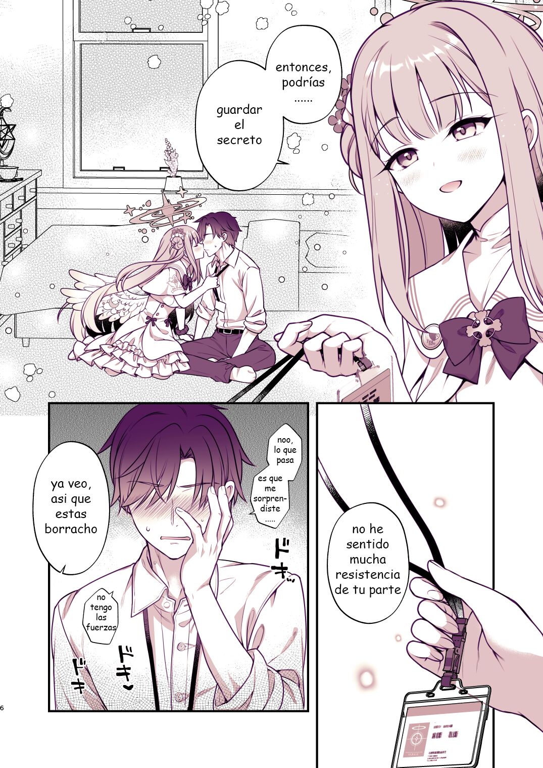 (C103) [Alpha to Yukaina Nakamatachi (Alpha)] Mika to Himitsu no Teatime | El secreto de la hora del té de Mika (Blue Archive) [Spanish][Emi-chan] 이미지 번호 5