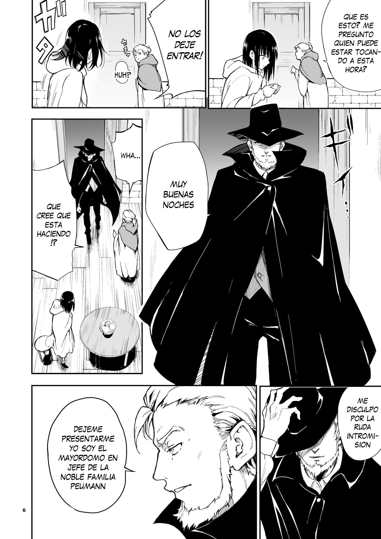 [Kyockchokyock (Kyockcho)] Maid Kyouiku. 6 -Botsuraku Kizoku Rurikawa Tsubaki- | Educando a la sirvienta 6 [Spanish] [Digital] image number 6