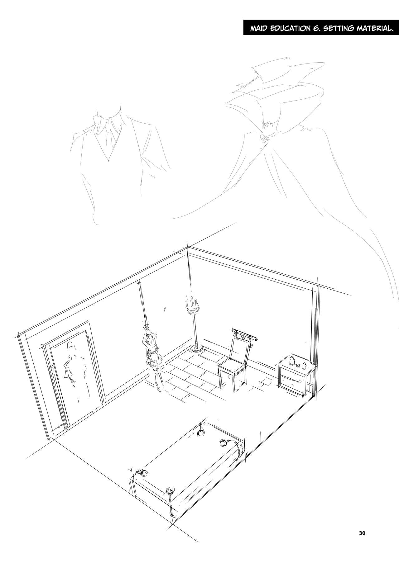 [Kyockchokyock (Kyockcho)] Maid Kyouiku. 6 -Botsuraku Kizoku Rurikawa Tsubaki- | Educando a la sirvienta 6 [Spanish] [Digital] image number 32