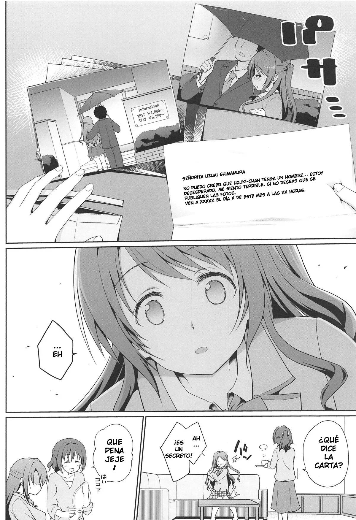 [Haniya (Hanini)] Kyouhaku Scandal | Escandalo de Intimidacion (THE IDOLM@STER CINDERELLA GIRLS) [Spanish] image number 4
