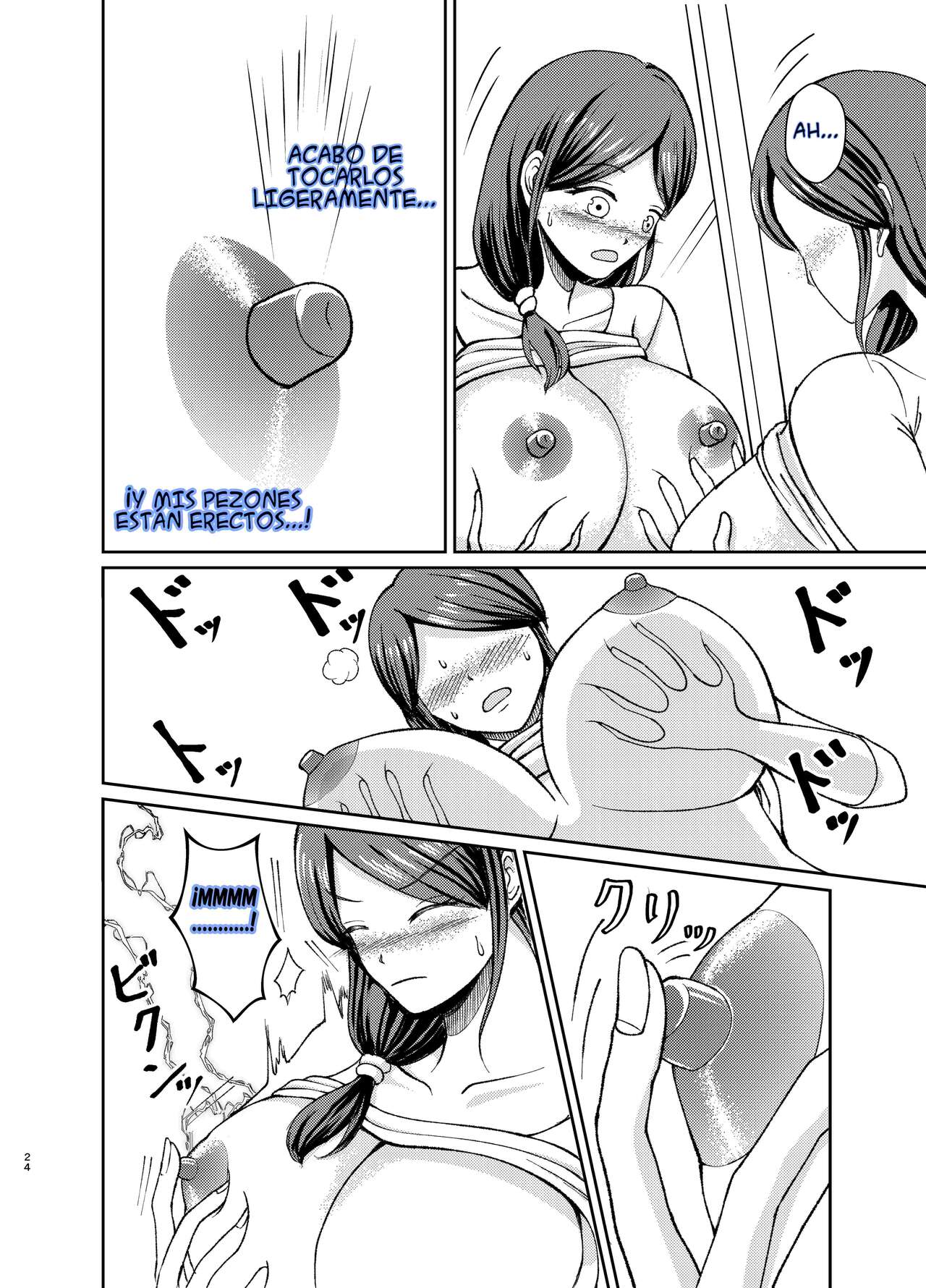 [Swap Minami (Minami Kei, Swap Kinoko)] Yasashii Bakunyuu Kaa-san to Irekawacchatta Hankouki na Ore no Hanashi ~1~ | Cambio de cuerpos, yo y mi pechugona madre 1 [Spanish] image number 24