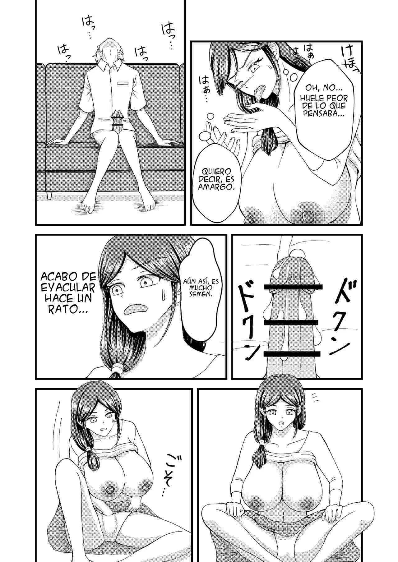 [Swap Minami (Minami Kei, Swap Kinoko)] Yasashii Bakunyuu Kaa-san to Irekawacchatta Hankouki na Ore no Hanashi ~2~ | Cambio de cuerpos, yo y mi pechugona madre 2 [Spanish] 16eme image