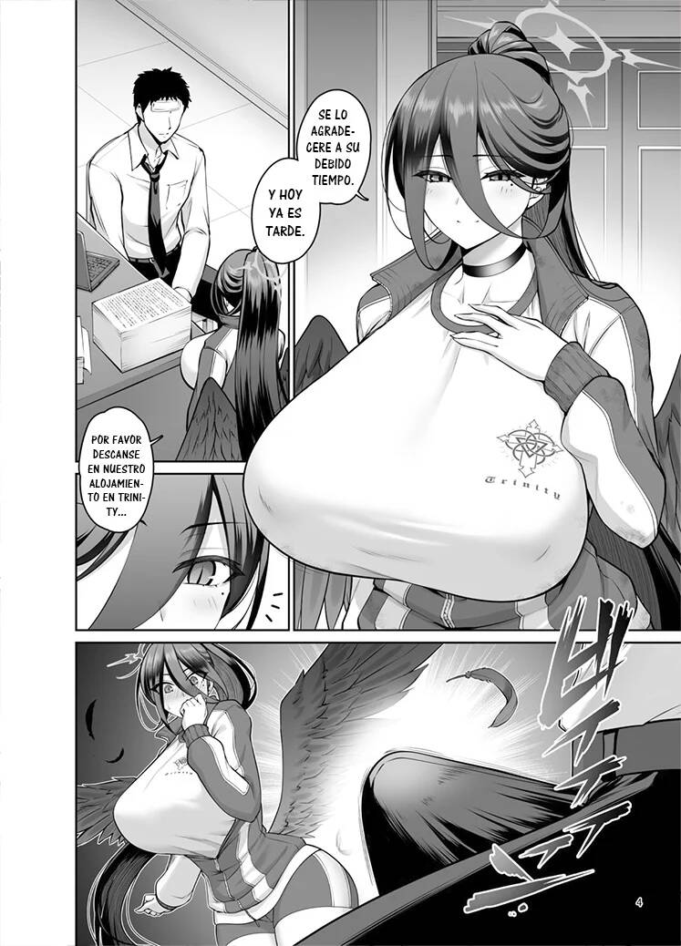 [Urasazan (Minamino Sazan)] Chichi no Ongaeshi | Retorno de los senos (Blue Archive) [Spanish] [theFaFa] 이미지 번호 3