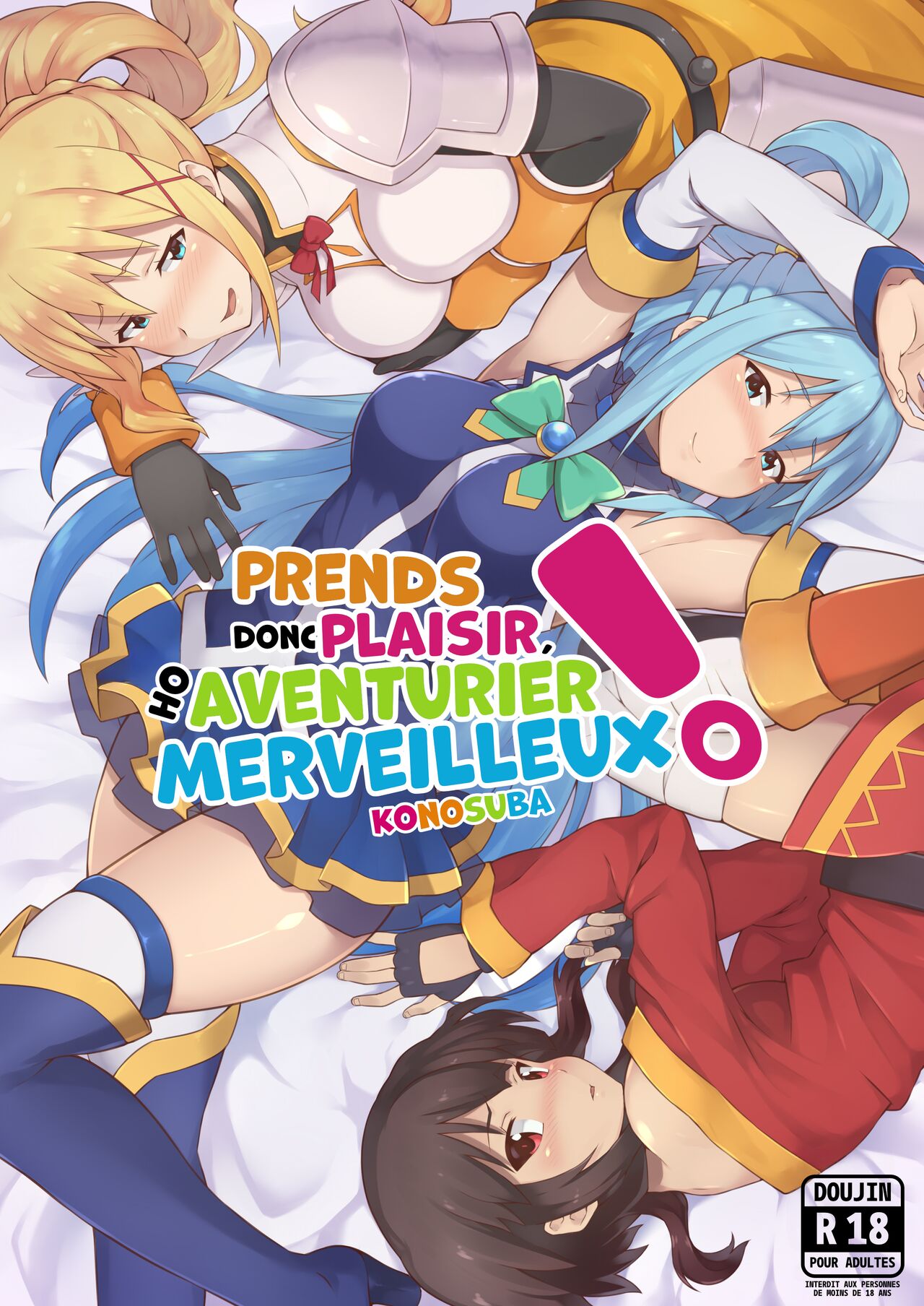 [Rolling Haiena (Takahan)] Kono Subarashii Boukensha ni Kairaku o! | Prend donc plaisir, ho aventurier merveilleux ! (Kono Subarashii Sekai ni Syukufuku o!) [French] [Les Poroïniens] [Digital] première image