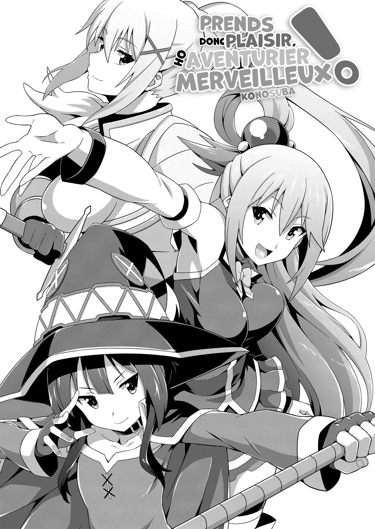 [Rolling Haiena (Takahan)] Kono Subarashii Boukensha ni Kairaku o! | Prend donc plaisir, ho aventurier merveilleux ! (Kono Subarashii Sekai ni Syukufuku o!) [French] [Les Poroïniens] [Digital] 2eme image