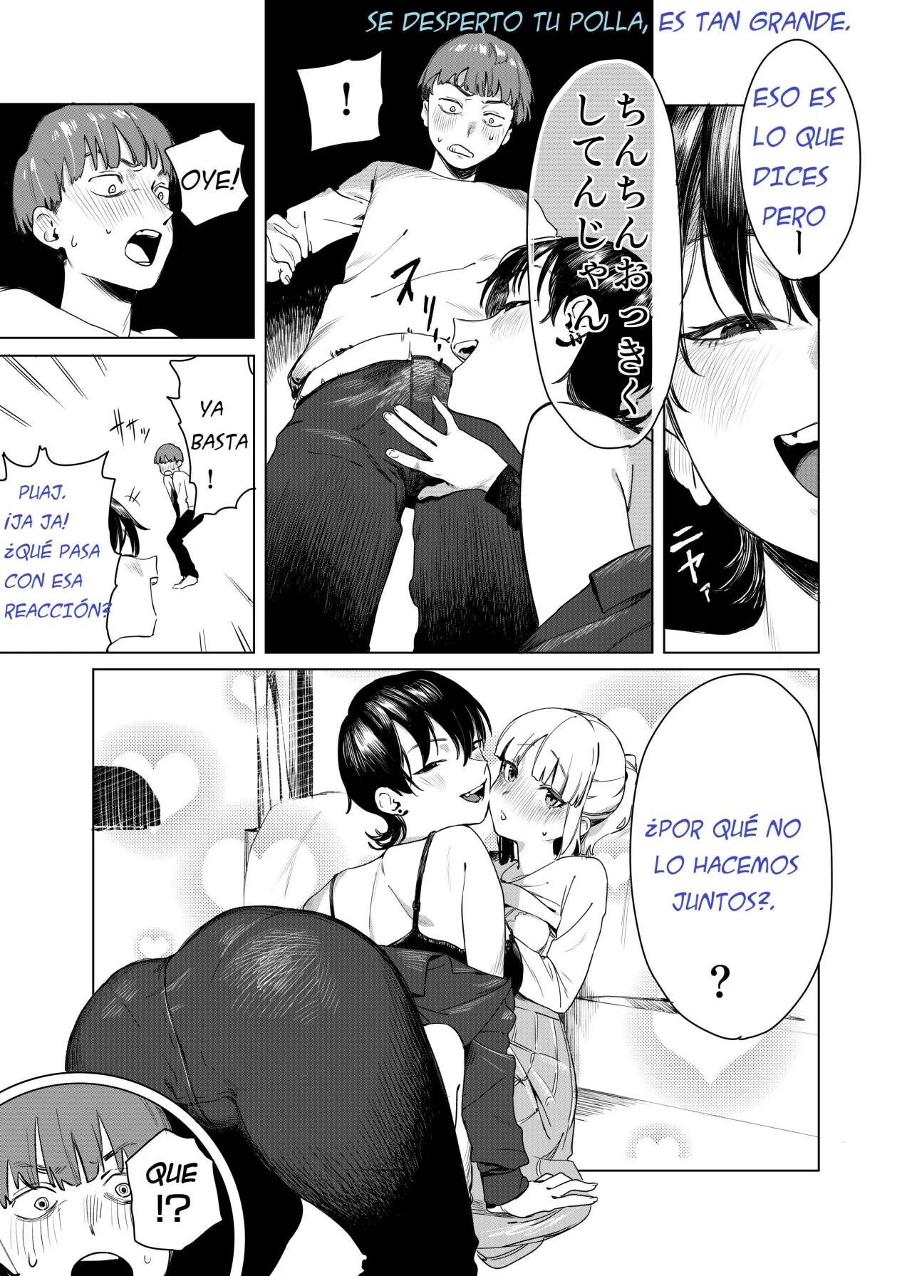 [Ekogi] Yuri ni Hasamaremashita. | Sandwiched By Yuri. [Spanish] image number 4