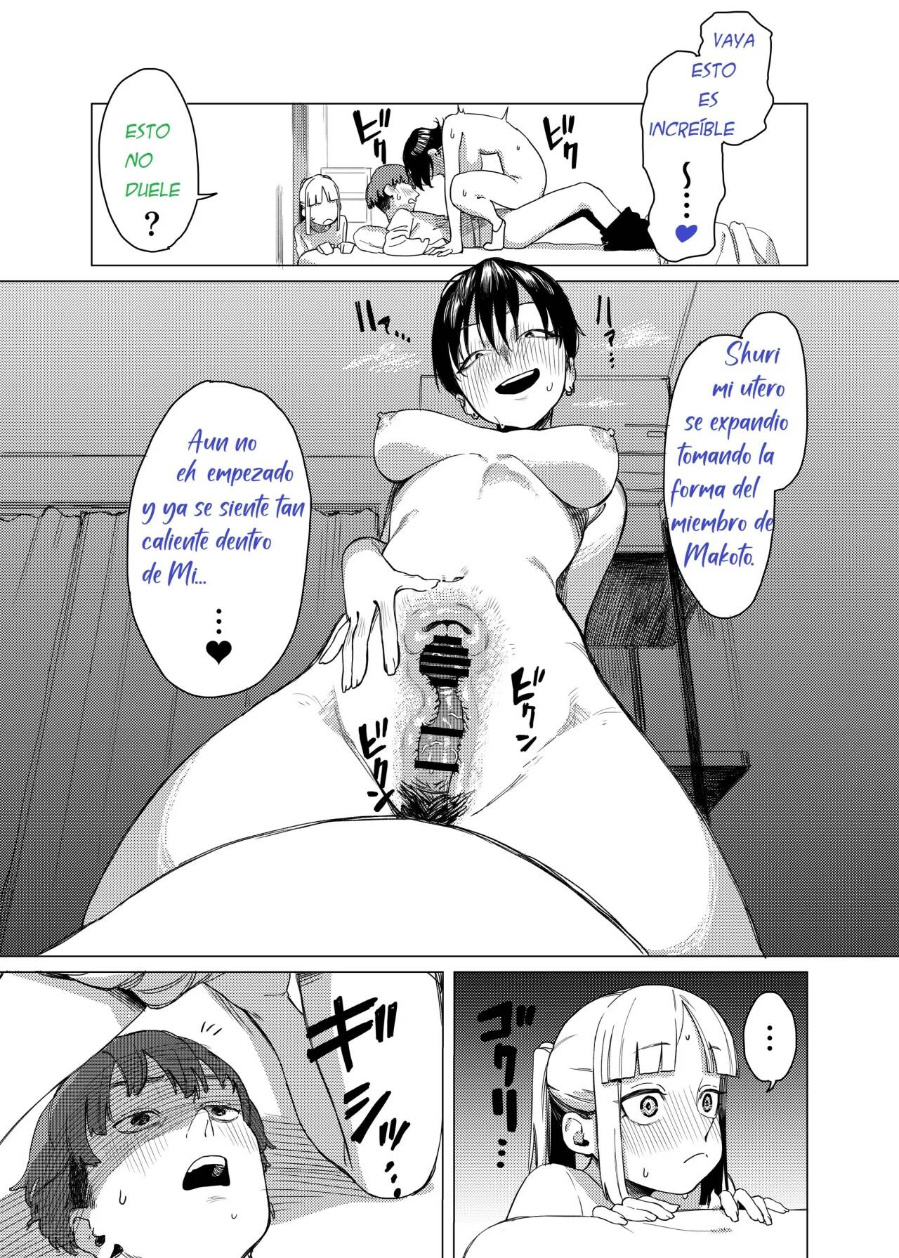[Ekogi] Yuri ni Hasamaremashita. | Sandwiched By Yuri. [Spanish] image number 12
