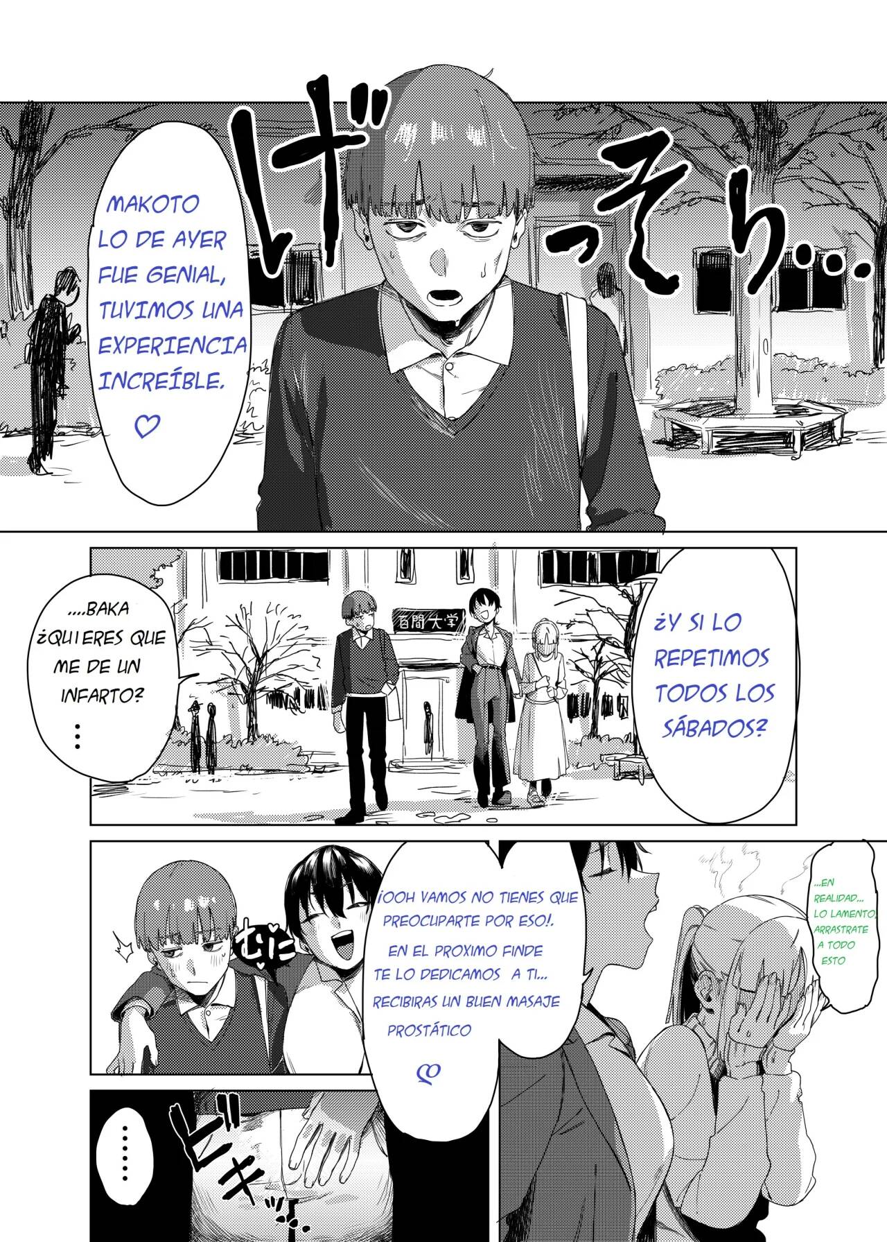 [Ekogi] Yuri ni Hasamaremashita. | Sandwiched By Yuri. [Spanish] image number 29