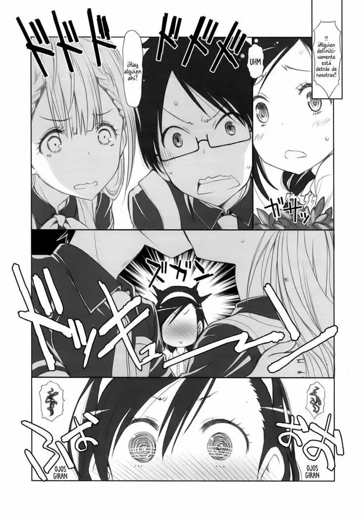 (C93) [UROBOROS (Utatane Hiroyuki)] Sensei wa Seisou ga Dekinai | Teacher Can't Clean Up (Bokutachi wa Benkyou ga Dekinai) [Spanish] image number 4