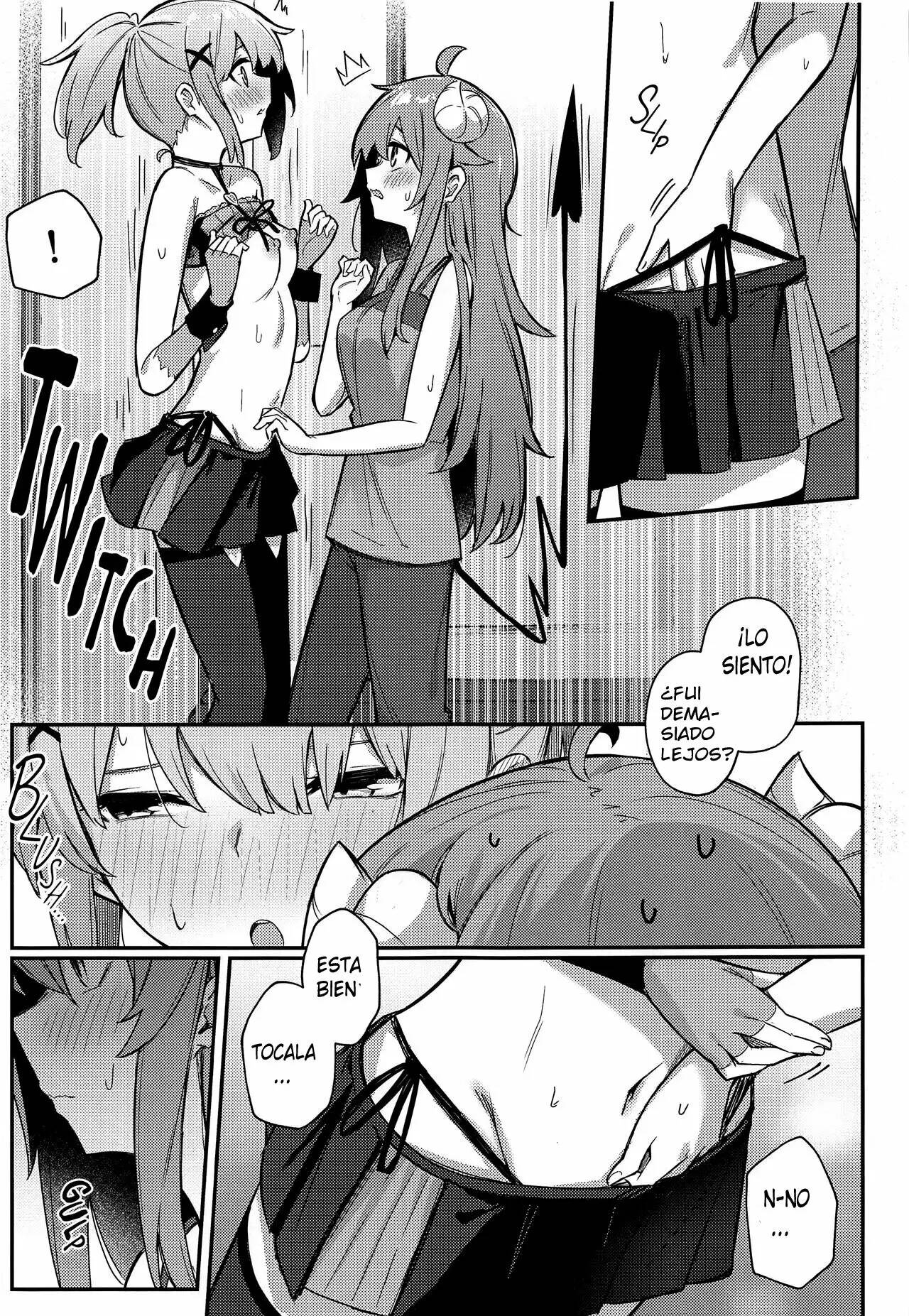 (Natsu no Doujinsai 2022) [Bochi Bochi no Ki (Borusiti)] Momo-chan Yamiochi Shita!? (Machikado Mazoku) [スペイン翻訳] image number 20