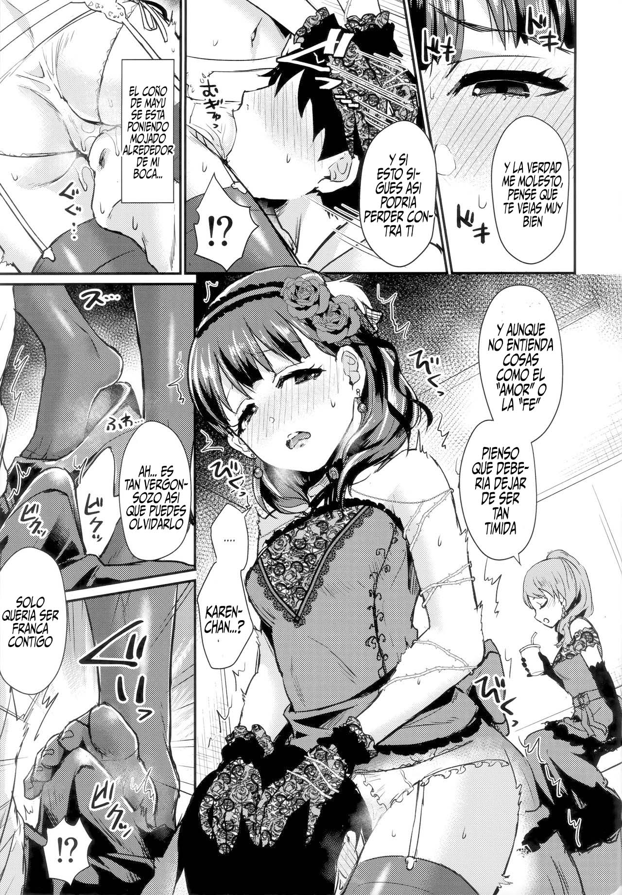 (C94) [40Denier (Shinooka Homare)] Don't stop my pure love (THE IDOLM@STER CINDERELLA GIRLS) [Spanish] image number 10
