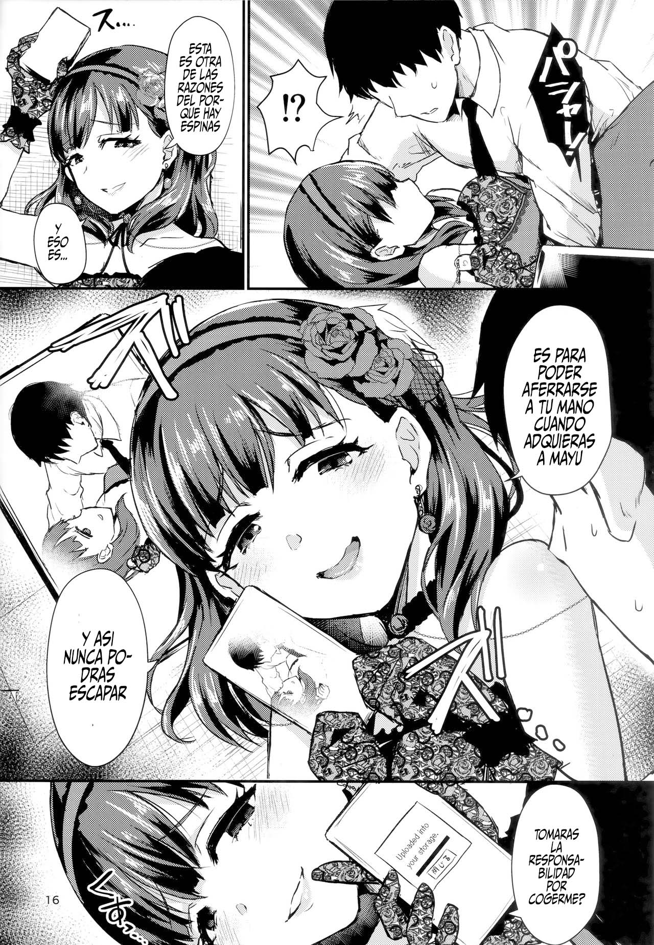 (C94) [40Denier (Shinooka Homare)] Don't stop my pure love (THE IDOLM@STER CINDERELLA GIRLS) [Spanish] image number 15