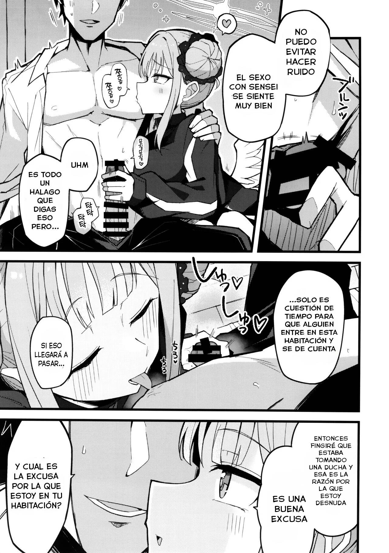 (C102) [Miracle Burn (Himiya Zyo-zu)] Mika, Koe Osaete. (Blue Archive) [Spanish] 画像番号 6