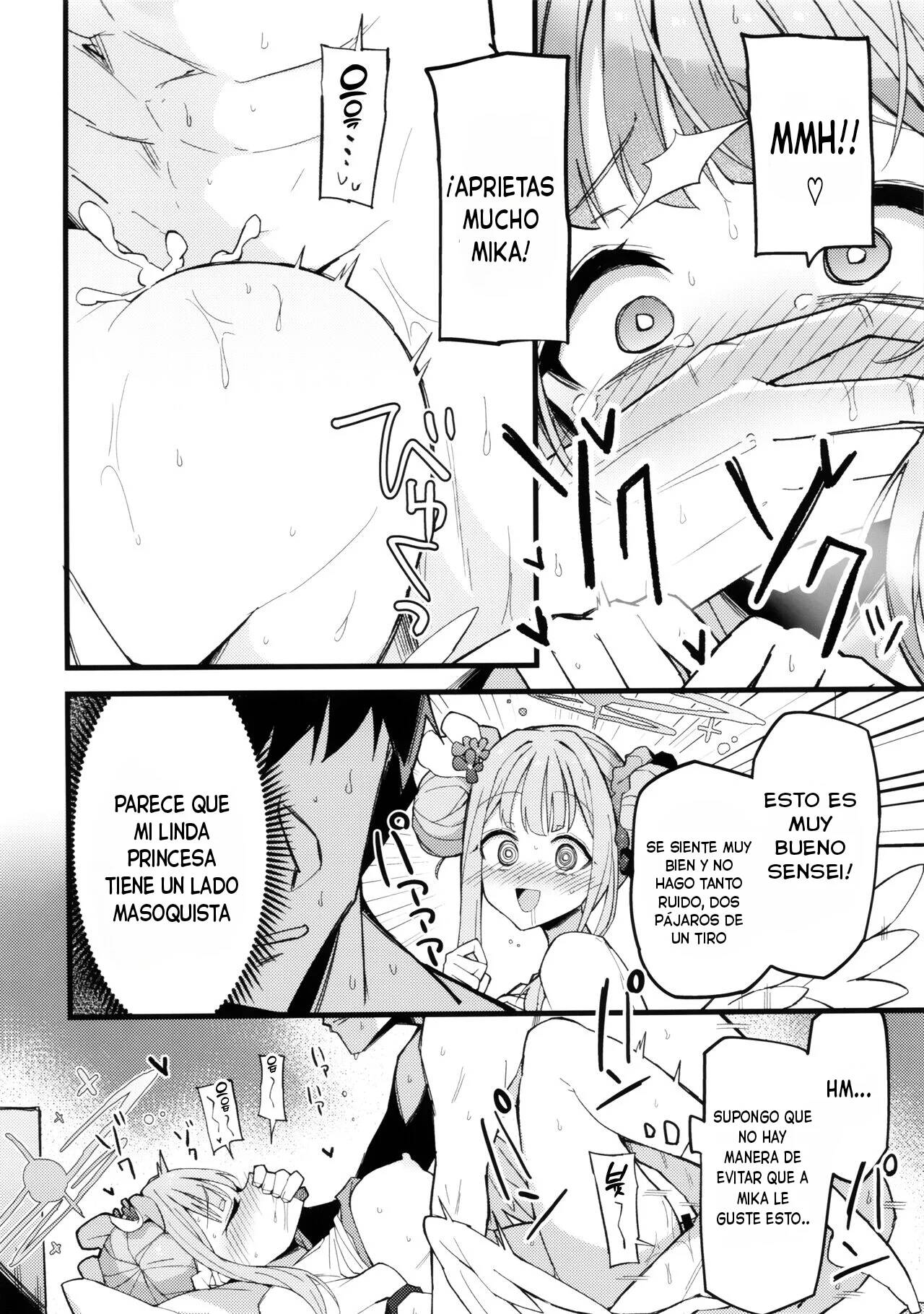 (C102) [Miracle Burn (Himiya Zyo-zu)] Mika, Koe Osaete. (Blue Archive) [Spanish] 画像番号 21