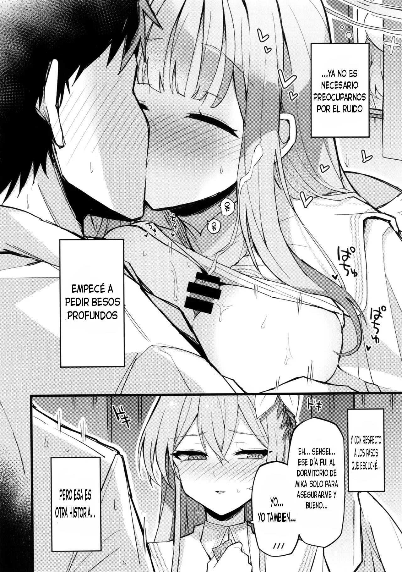 (C102) [Miracle Burn (Himiya Zyo-zu)] Mika, Koe Osaete. (Blue Archive) [Spanish] 画像番号 25