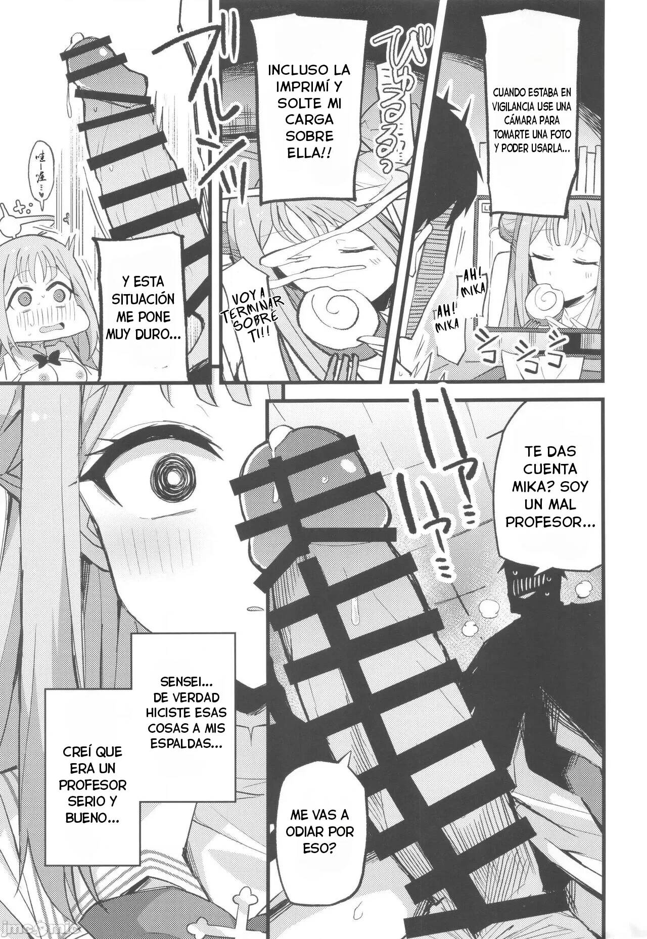 (C101) [Miracleburn (Himiya Zyo-zu)] Jihi o Kureta Anata to | Right Here With You, Who Forgave Me (Blue Archive) [Spanish] 画像番号 12