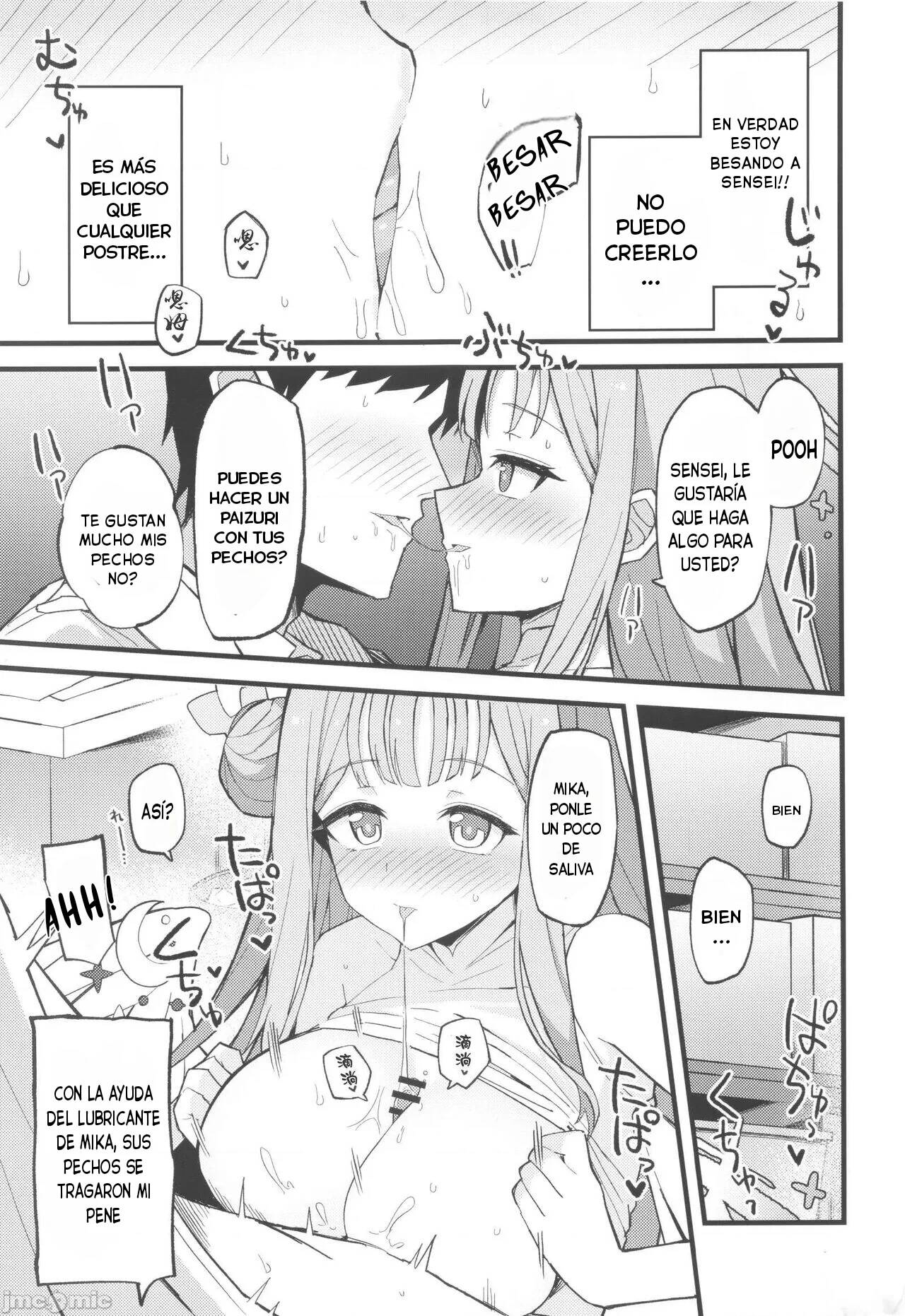 (C101) [Miracleburn (Himiya Zyo-zu)] Jihi o Kureta Anata to | Right Here With You, Who Forgave Me (Blue Archive) [Spanish] 画像番号 14