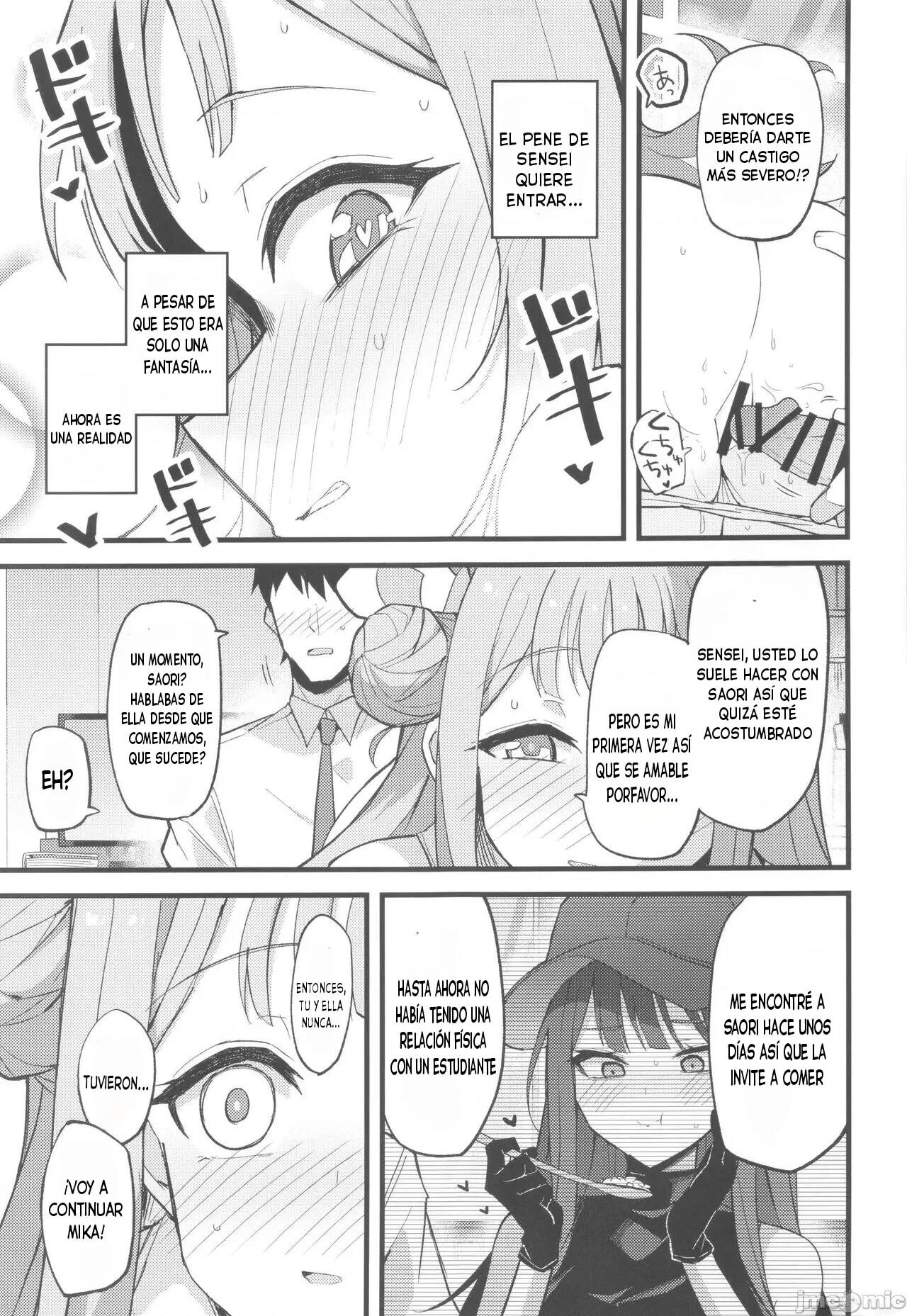 (C101) [Miracleburn (Himiya Zyo-zu)] Jihi o Kureta Anata to | Right Here With You, Who Forgave Me (Blue Archive) [Spanish] 画像番号 20