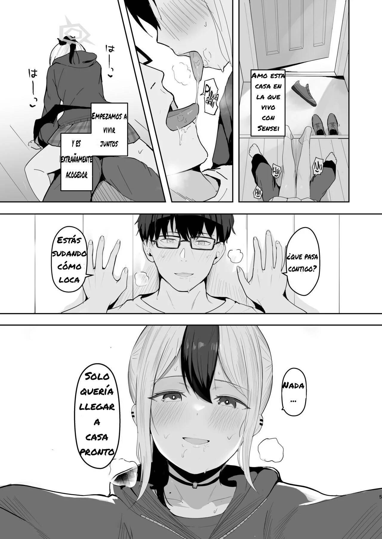 [red miso soup (Akadashi)] Kayoko to Dousei Seikatsu | Living Together with Kayoko (Blue Archive) [Spanish] [Digital] image number 6