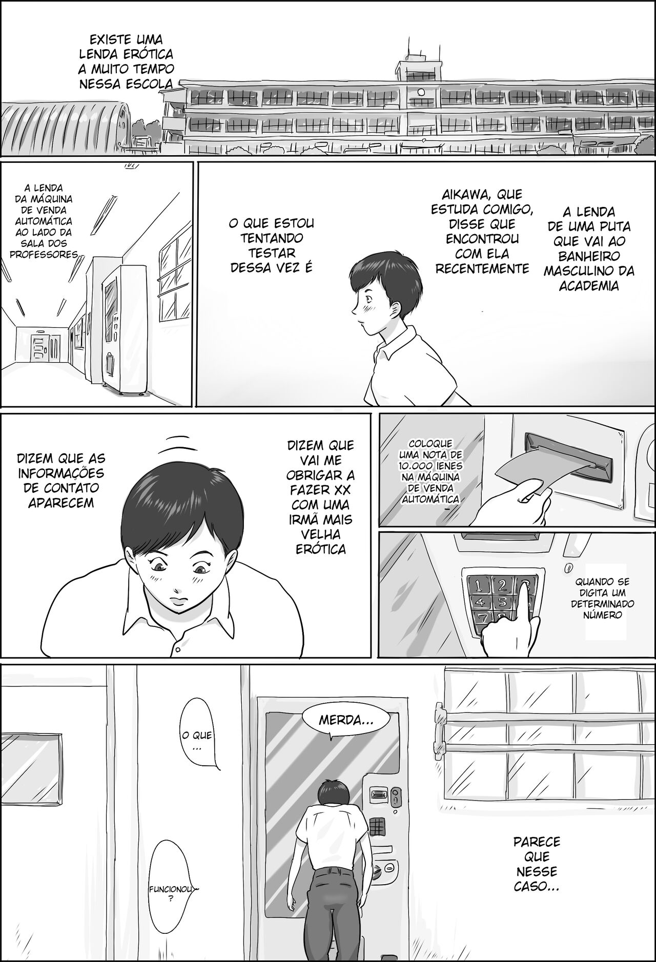 [Zenmai Kourogi] Kouchou wa Gakkou de Seito o Asaru -A Diretora Persegue Alunos Na Escola [Português] 2eme image