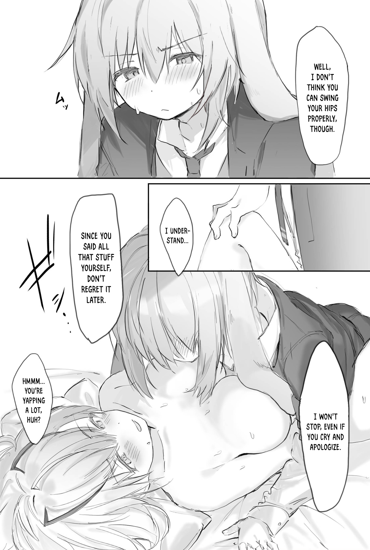 [Otsumami] “Ansel-kun ga Gotsugou Arts de Hatsujou Shita Josei Ope ni Osowarechau Hanashi" (Arknights) [English] [DKKMD Translations] 图片编号 12