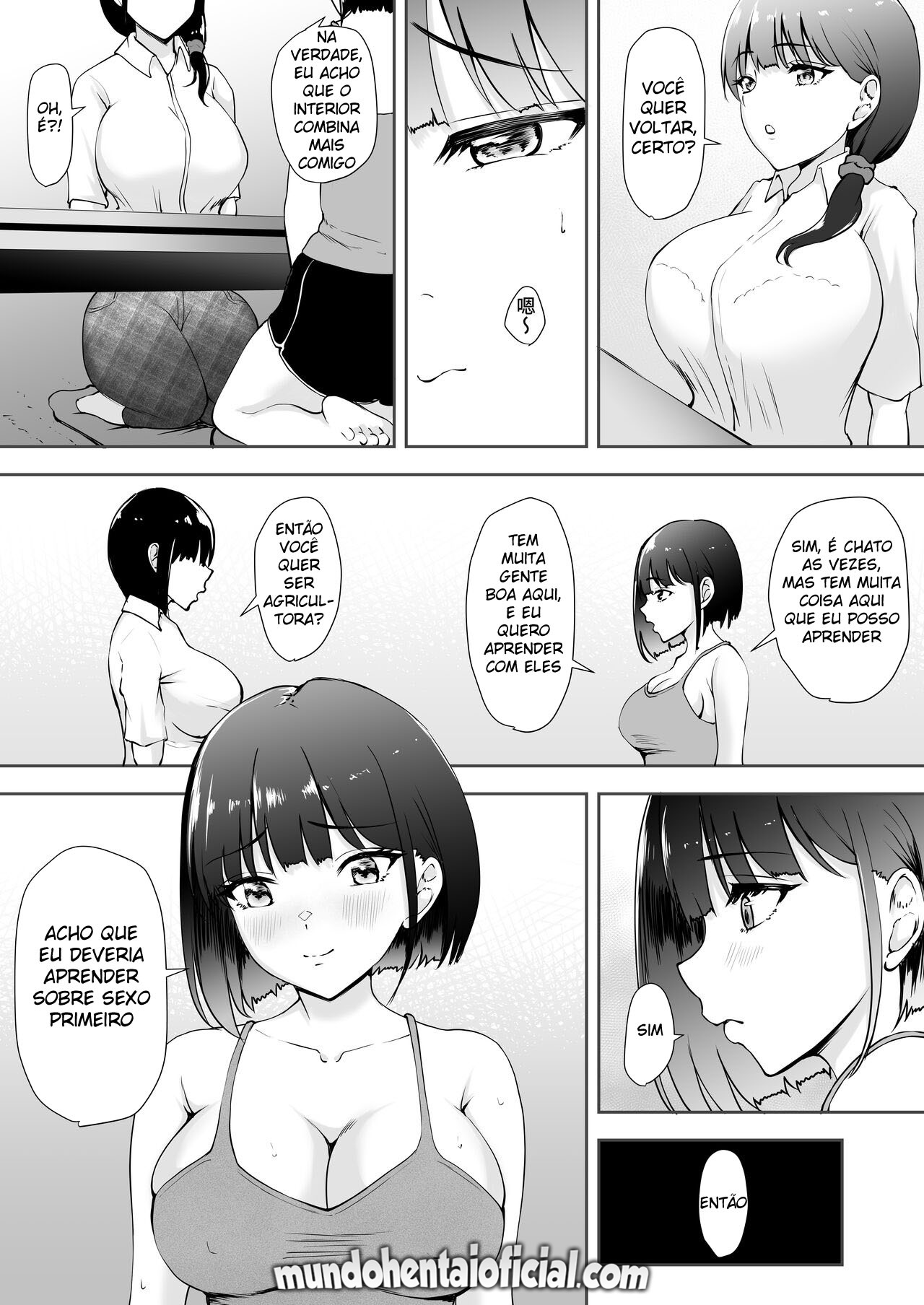 [Yamitsukihaguhagu (Kuware)] Genkai Shuuraku de Wakai Onna wa Watashi dake... ~Mura no Onaho Hen~ | I'm the only girl in this village on the brink of population collapse... ~Village Cumbucket Arc~ [Portuguese-BR] image number 44