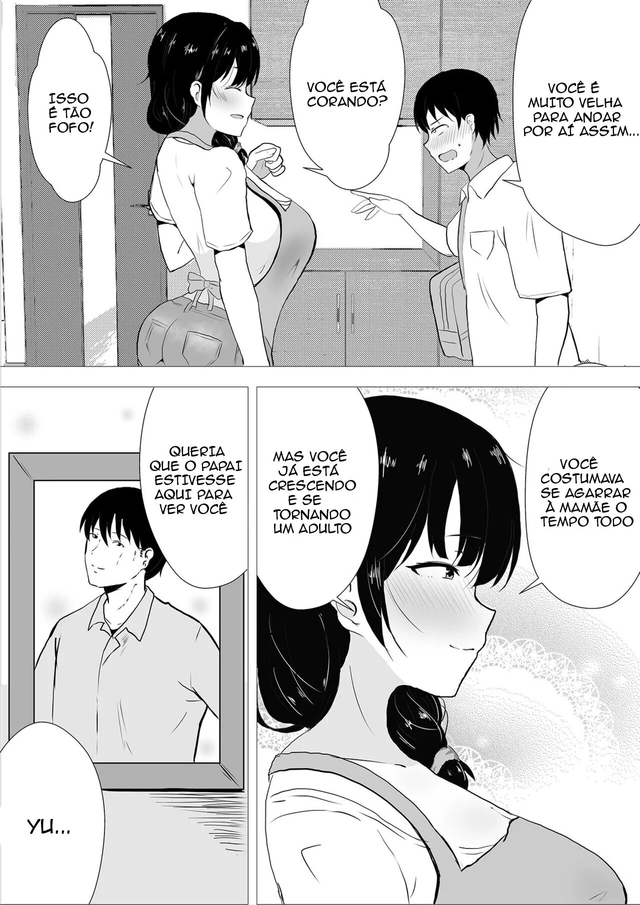 [tarobaumu] TomoKano Kaa-chan~ Daisuki na Ore no Hahaoya wa Aho na Shinyuu no Kanojo~ | My Mom Is My Friend's Girlfriend [Portuguese-BR] image number 5