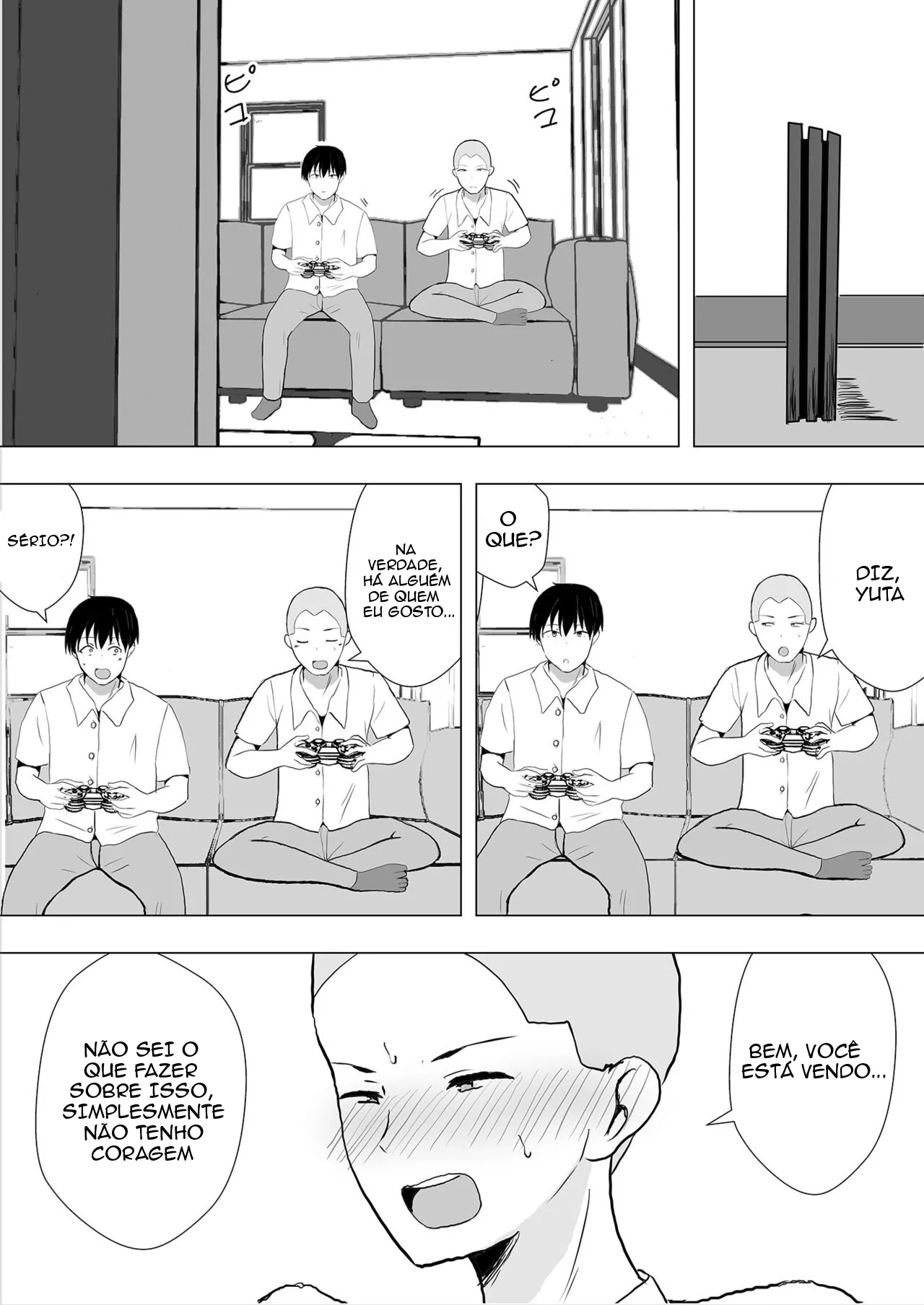 [tarobaumu] TomoKano Kaa-chan~ Daisuki na Ore no Hahaoya wa Aho na Shinyuu no Kanojo~ | My Mom Is My Friend's Girlfriend [Portuguese-BR] image number 13