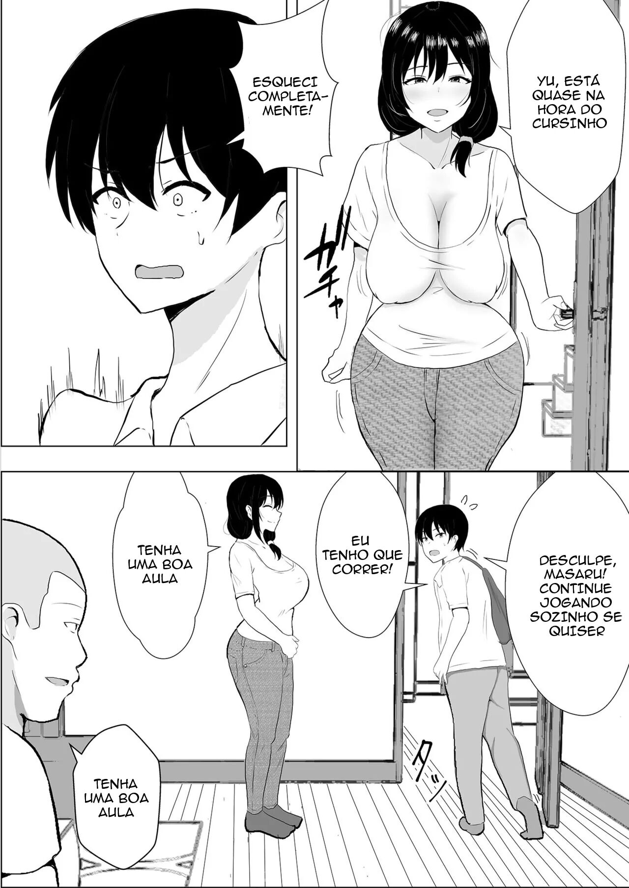 [tarobaumu] TomoKano Kaa-chan~ Daisuki na Ore no Hahaoya wa Aho na Shinyuu no Kanojo~ | My Mom Is My Friend's Girlfriend [Portuguese-BR] image number 15