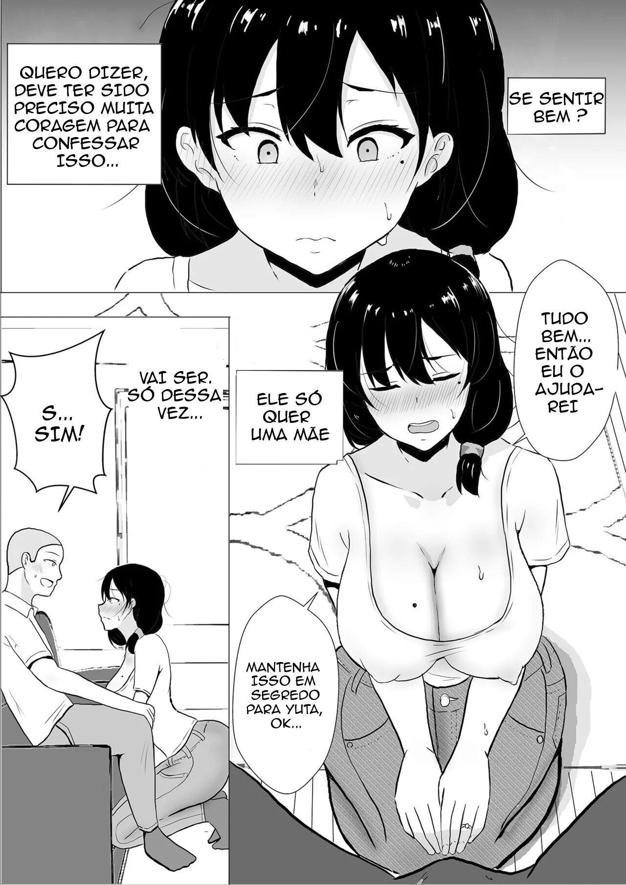 [tarobaumu] TomoKano Kaa-chan~ Daisuki na Ore no Hahaoya wa Aho na Shinyuu no Kanojo~ | My Mom Is My Friend's Girlfriend [Portuguese-BR] image number 19