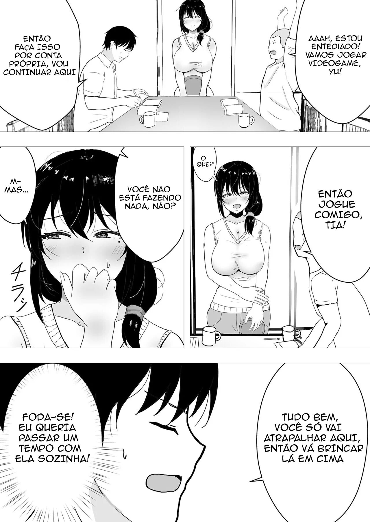 [tarobaumu] TomoKano Kaa-chan II ~Jitaku, Musuko no Tomodachi ni Ochita Natsu~ | My Mom Is My Friend's Girlfriend 2 [Portuguese-BR] image number 6