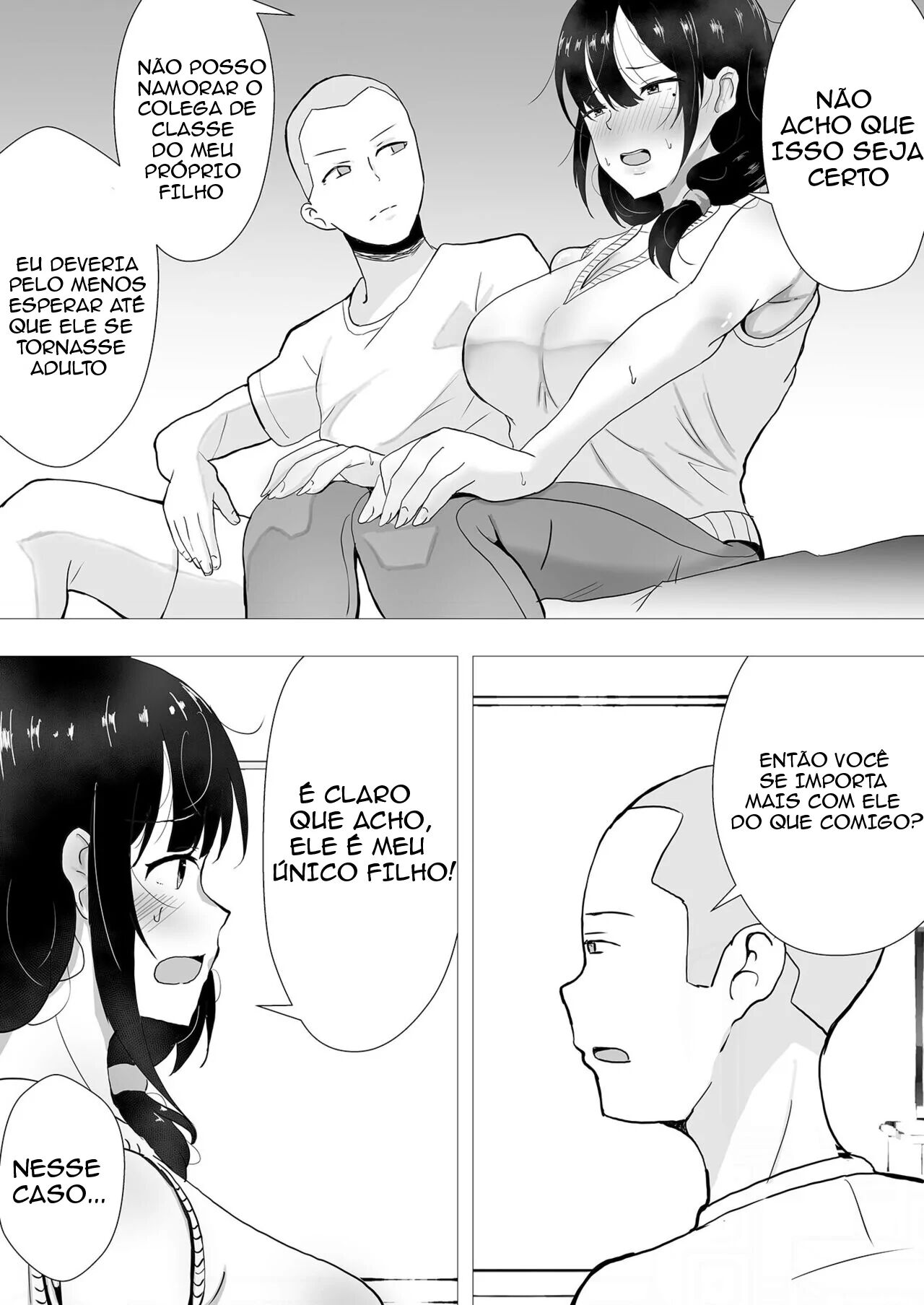 [tarobaumu] TomoKano Kaa-chan II ~Jitaku, Musuko no Tomodachi ni Ochita Natsu~ | My Mom Is My Friend's Girlfriend 2 [Portuguese-BR] image number 8