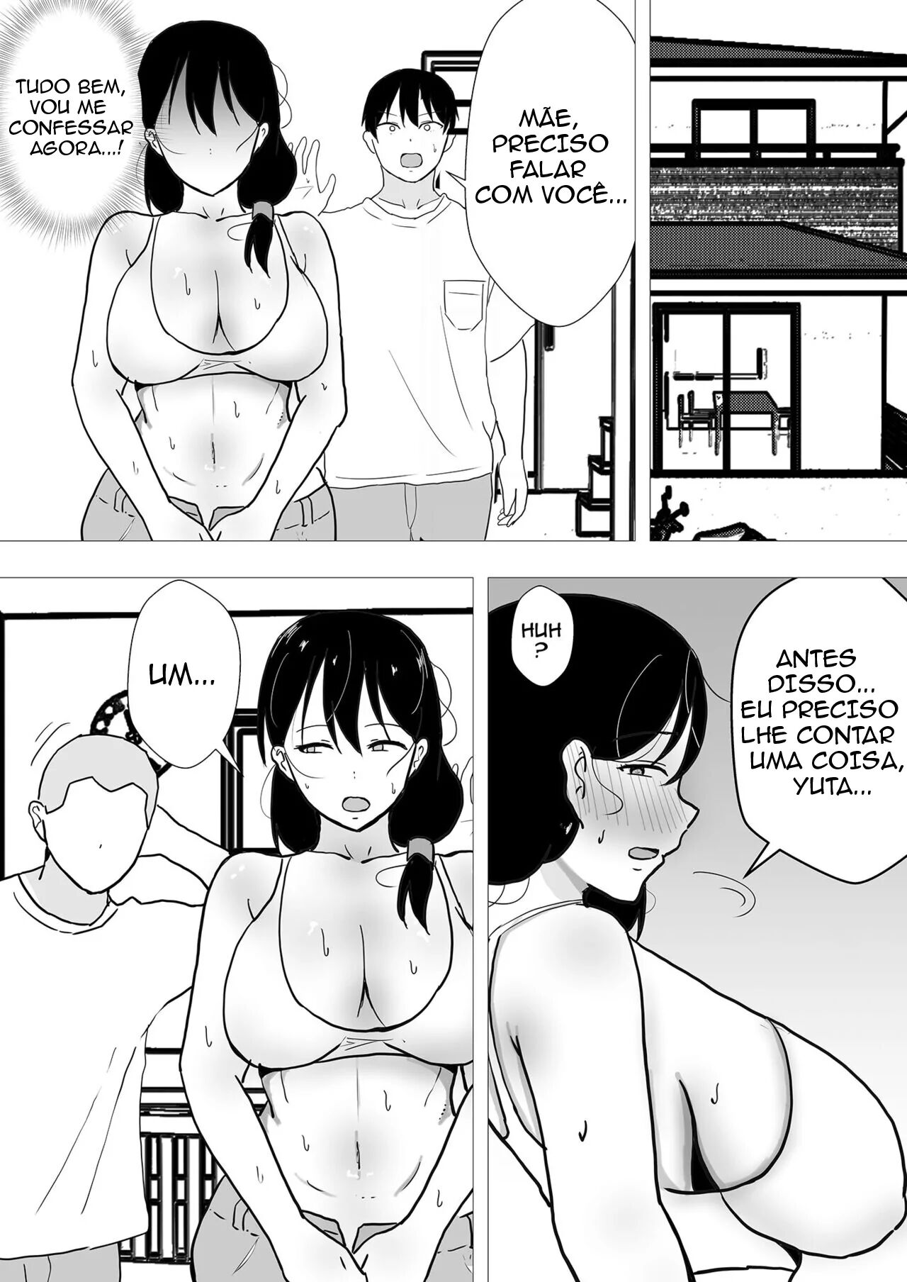 [tarobaumu] TomoKano Kaa-chan II ~Jitaku, Musuko no Tomodachi ni Ochita Natsu~ | My Mom Is My Friend's Girlfriend 2 [Portuguese-BR] image number 67