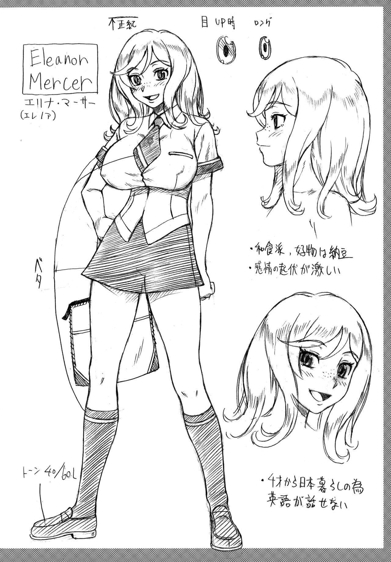 [Fukudahda] Honey Blonde Toranoana Gentei Shousasshi Mini Settei Shiryoushuu imagen número 2