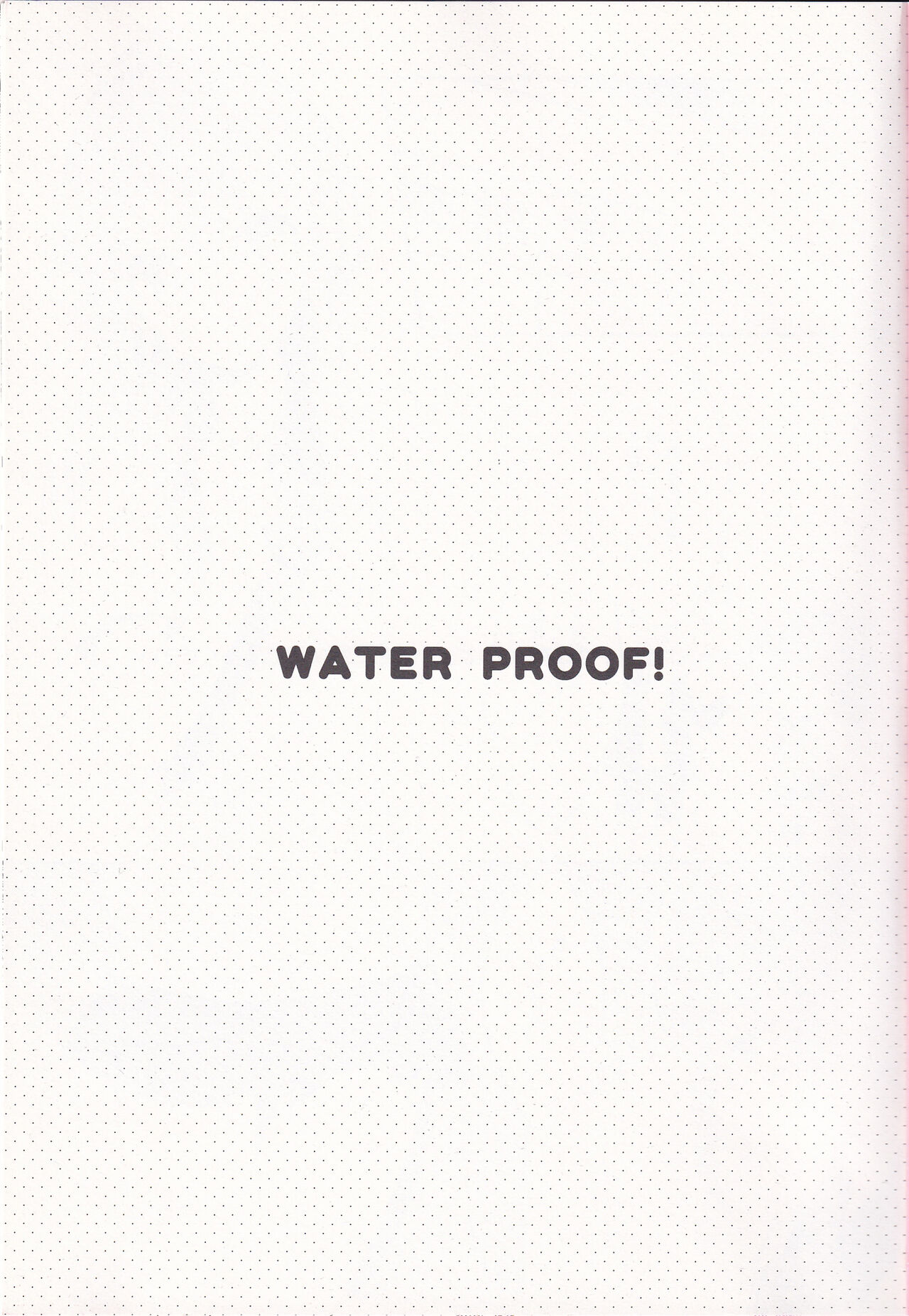 (SC61) [Mizuiro Usagi (Enomoto Hina)] WATER PROOF! (Free!) image number 3