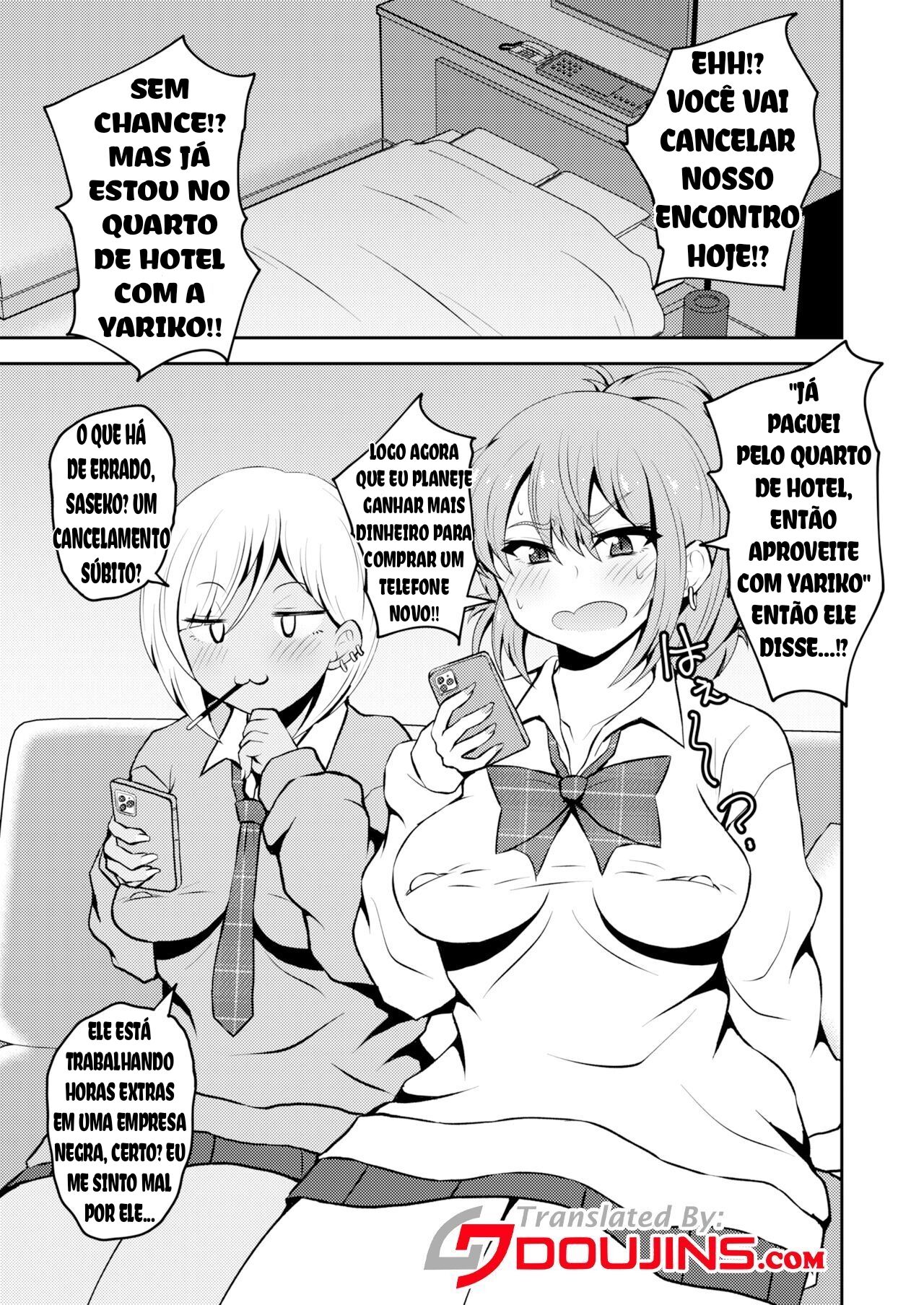 [NOTONE (Asakura Shimoichi)] Uwasa no Futanari Gal wa Hatsujou Shiteru. [Portuguese-BR] [Digital] image number 2