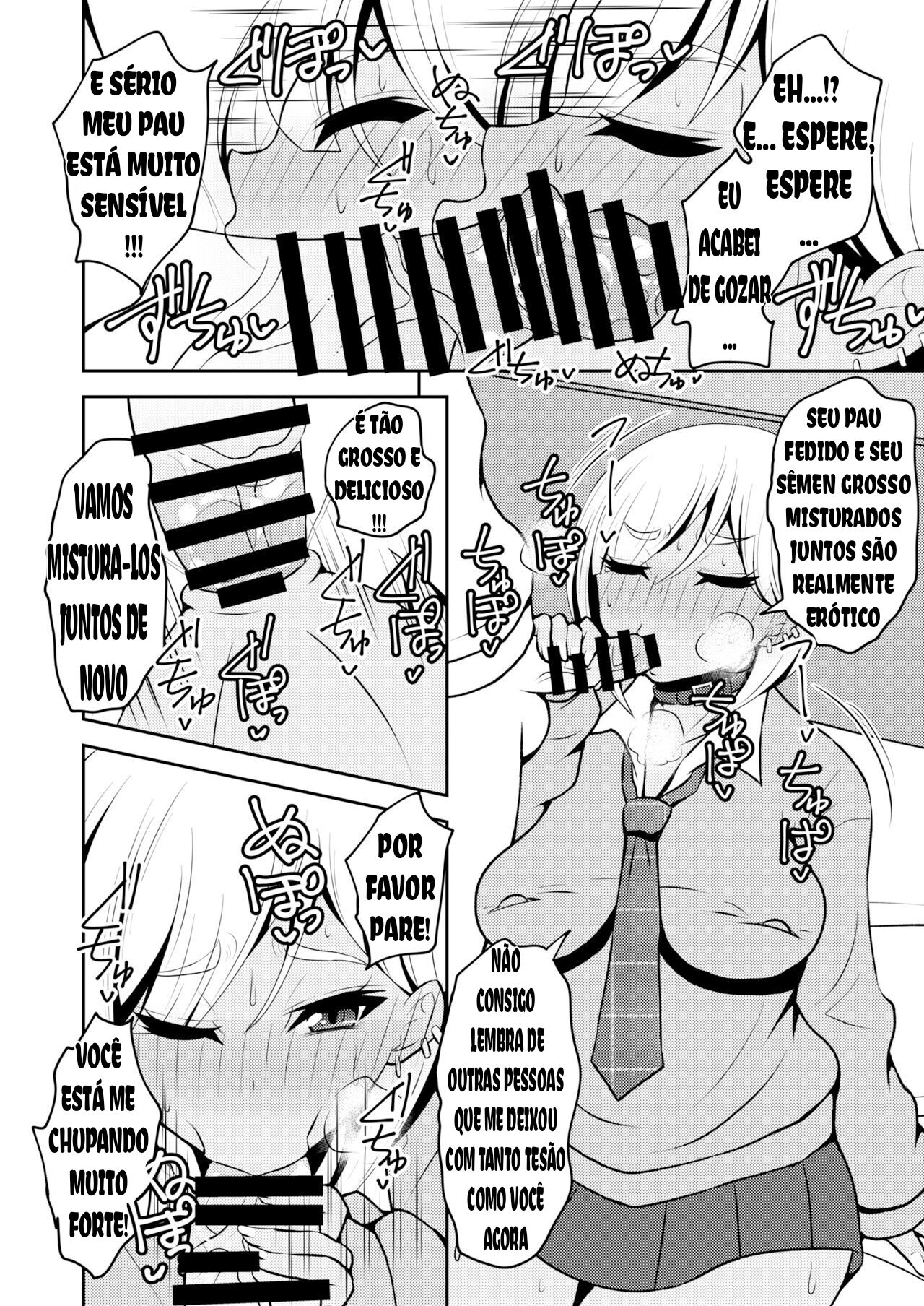 [NOTONE (Asakura Shimoichi)] Uwasa no Futanari Gal wa Hatsujou Shiteru. [Portuguese-BR] [Digital] image number 7