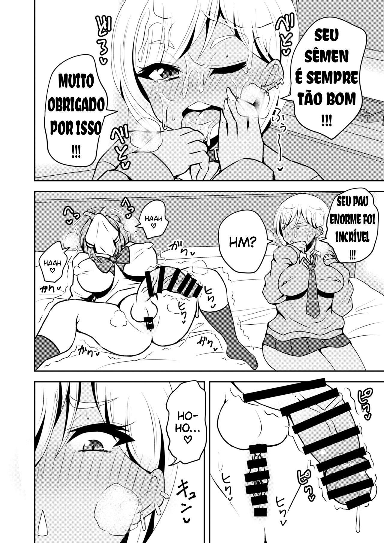 [NOTONE (Asakura Shimoichi)] Uwasa no Futanari Gal wa Hatsujou Shiteru. [Portuguese-BR] [Digital] image number 9