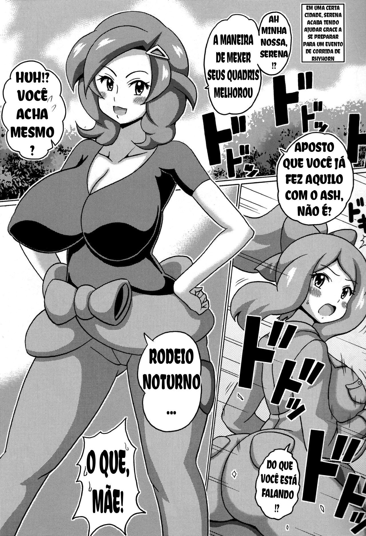 (C88) [Haguruman (Koutarosu)] Saki to Serena no Oyako Hon (Pokémon) [Portuguese-BR] 图片编号 3