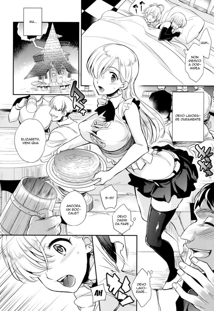(C87) [Crazy9 (Ichitaka)] C9-16 Omorashi Elizabeth | Risolvere Problemi di Letto (Nanatsu no Taizai) [Italian] 图片编号 8
