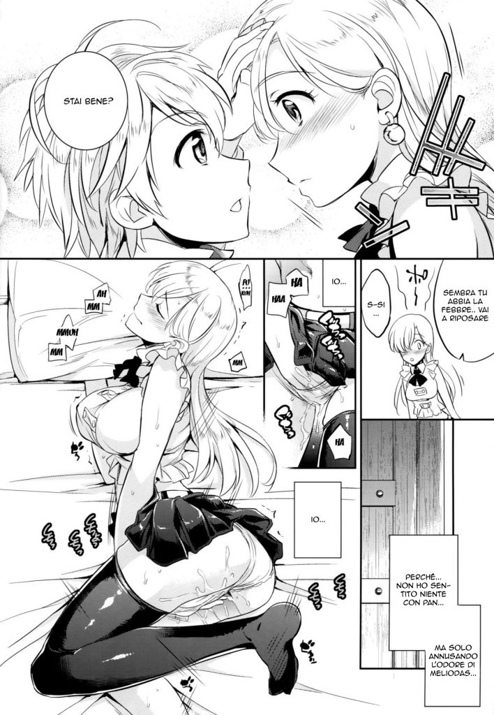 (C87) [Crazy9 (Ichitaka)] C9-16 Omorashi Elizabeth | Risolvere Problemi di Letto (Nanatsu no Taizai) [Italian] 图片编号 10