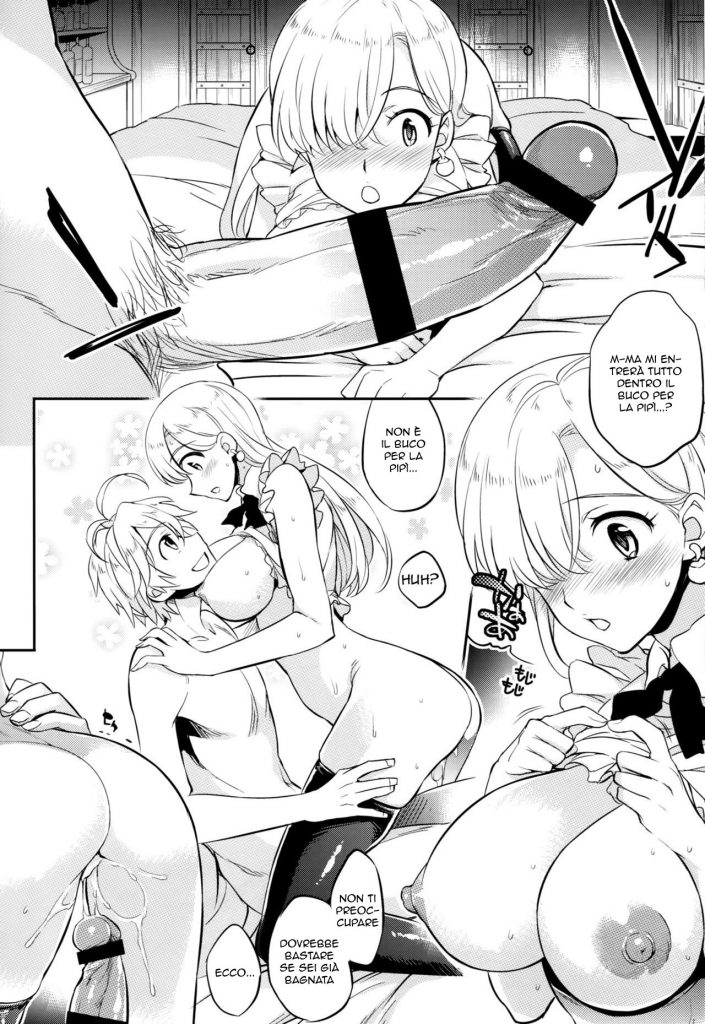 (C87) [Crazy9 (Ichitaka)] C9-16 Omorashi Elizabeth | Risolvere Problemi di Letto (Nanatsu no Taizai) [Italian] 图片编号 16