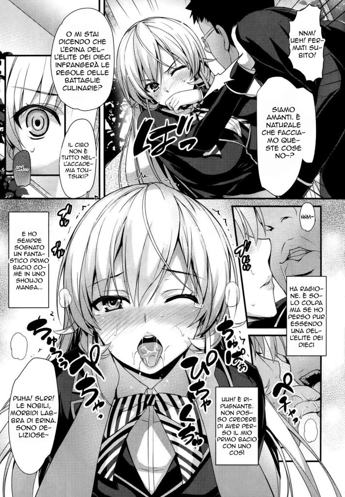 (COMIC1☆9) [MUGENKIDOU A (Tomose Shunsaku)] Erina-sama to Choushoku o | Strani Appetiti (Shokugeki no Soma) [Italian] image number 6